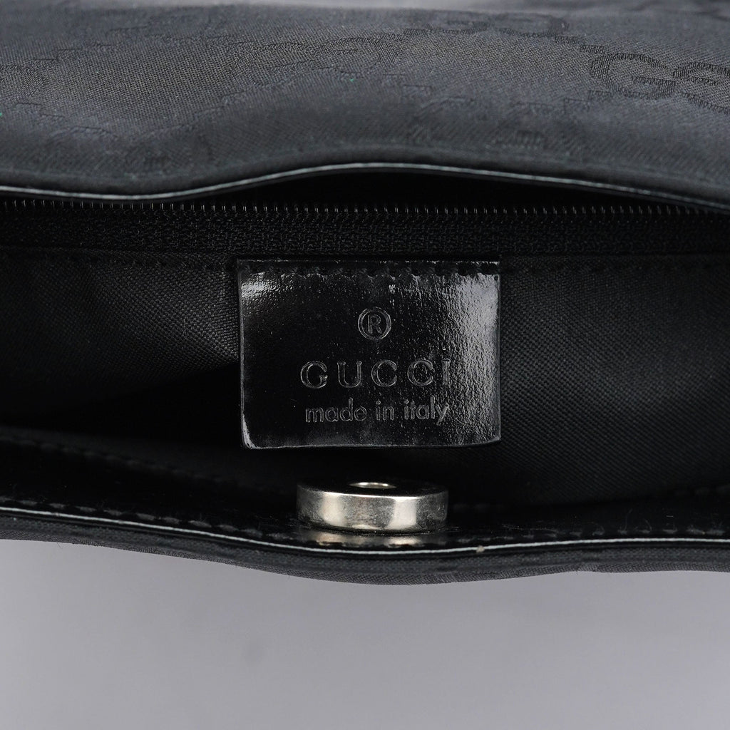 Black GG Hobo Shoulder Bag