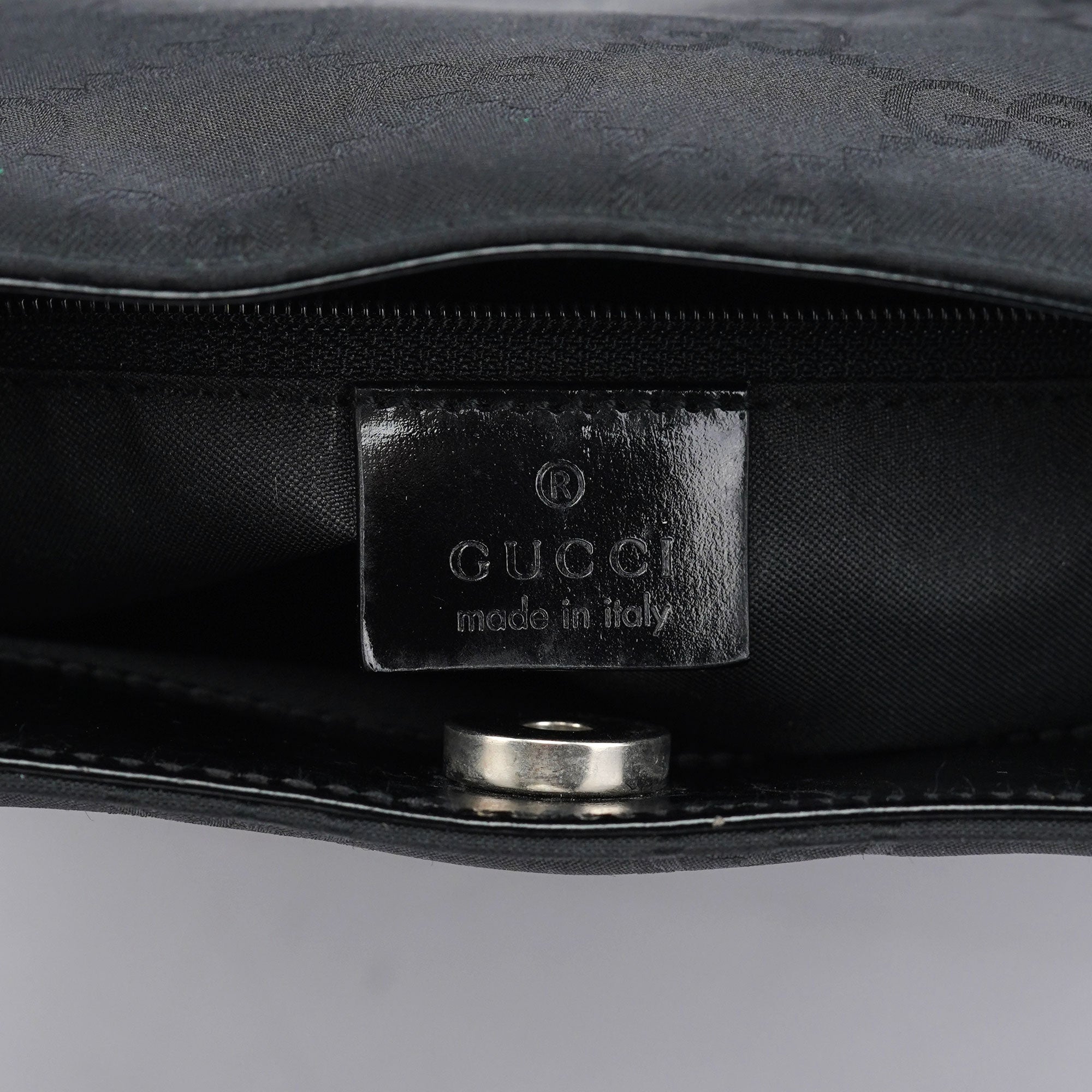 Black GG Hobo Shoulder Bag