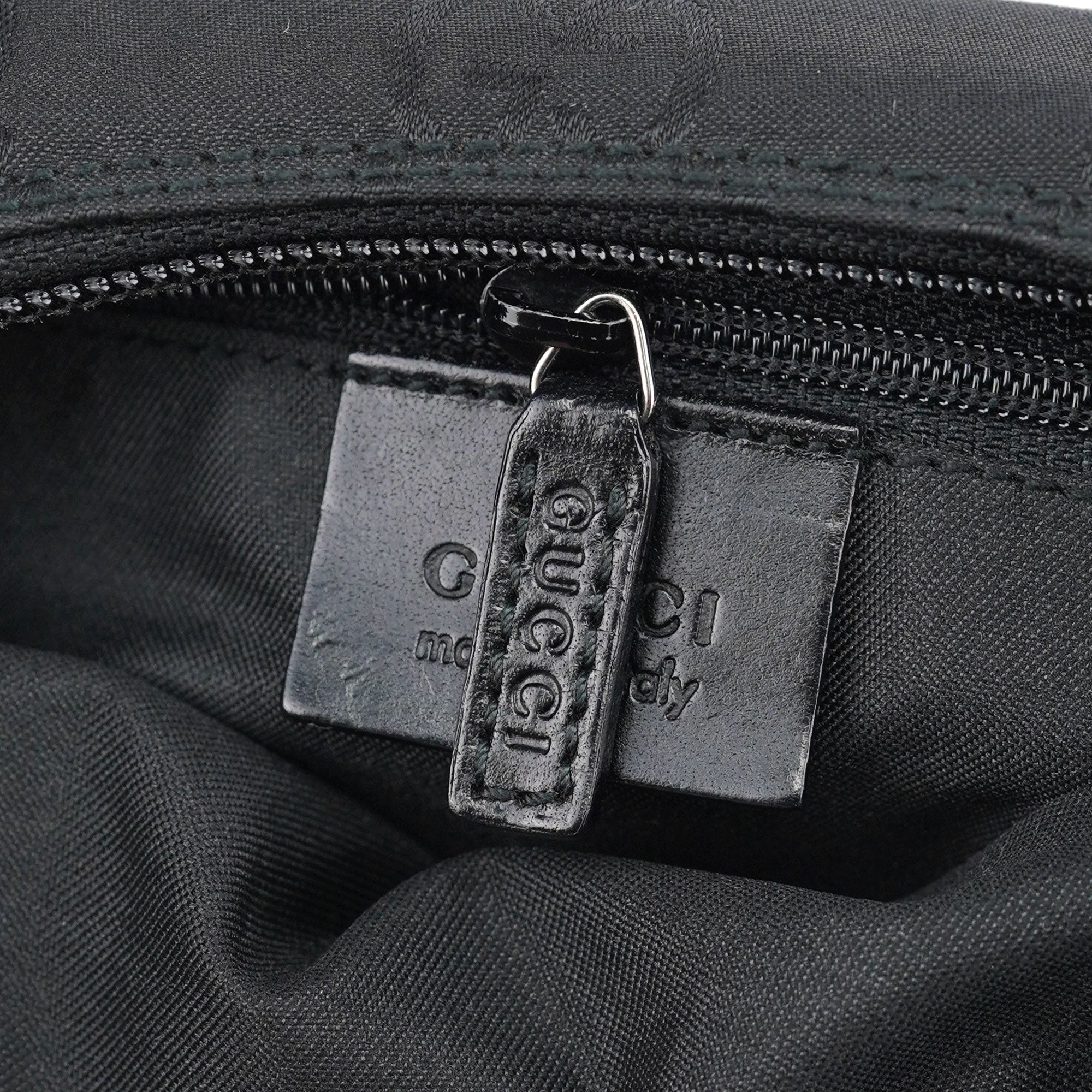Black GG Hobo Shoulder Bag