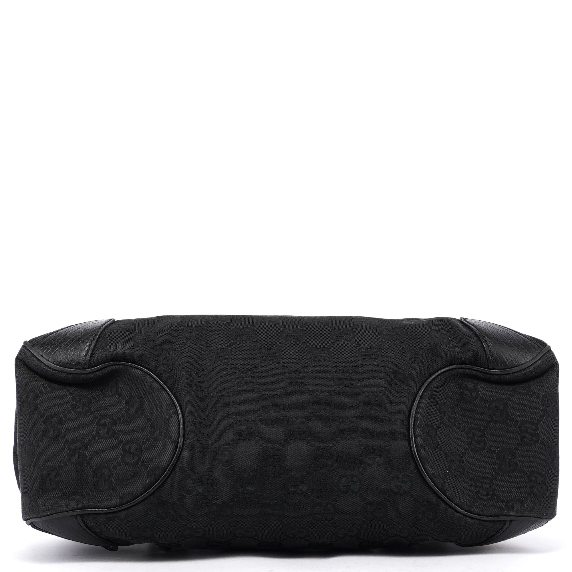 Black GG Horsebit Handbag