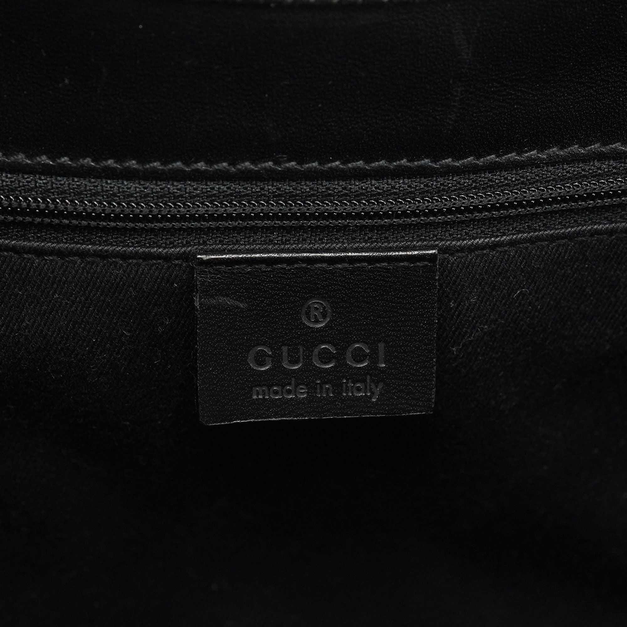 Black GG Jackie Shoulder Bag