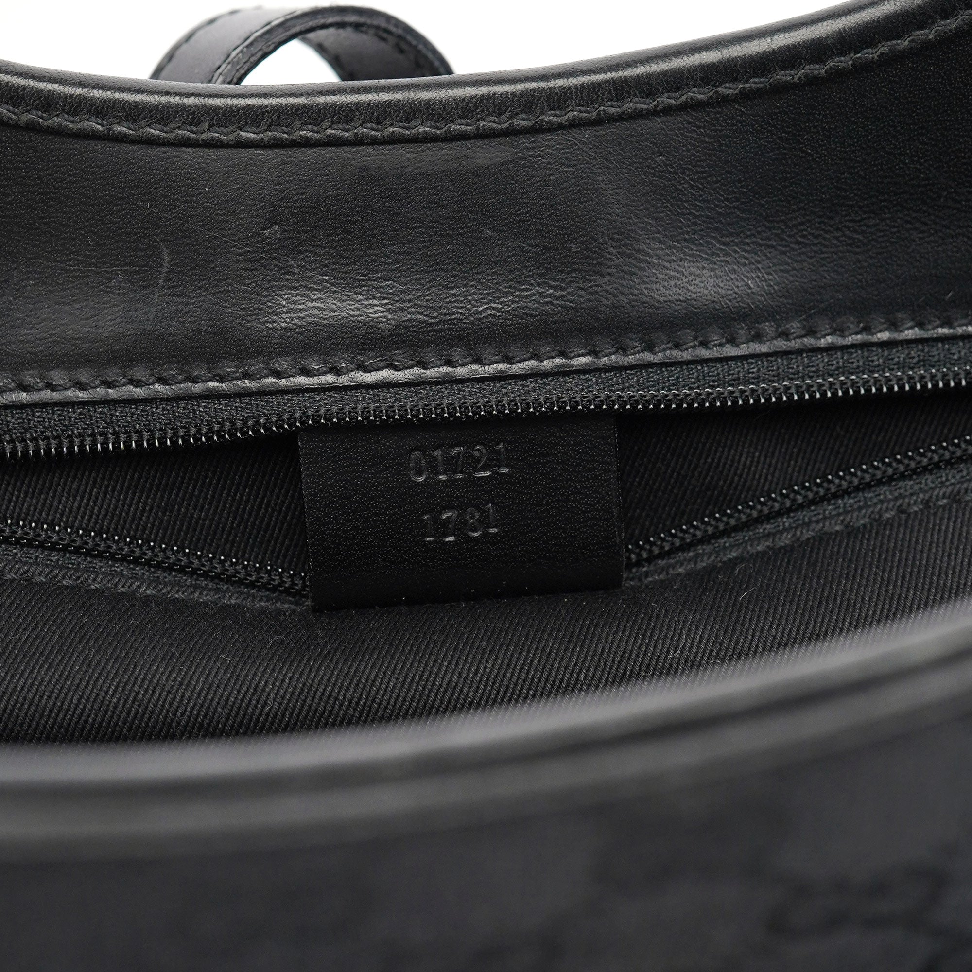 Black GG Jackie Shoulder Bag