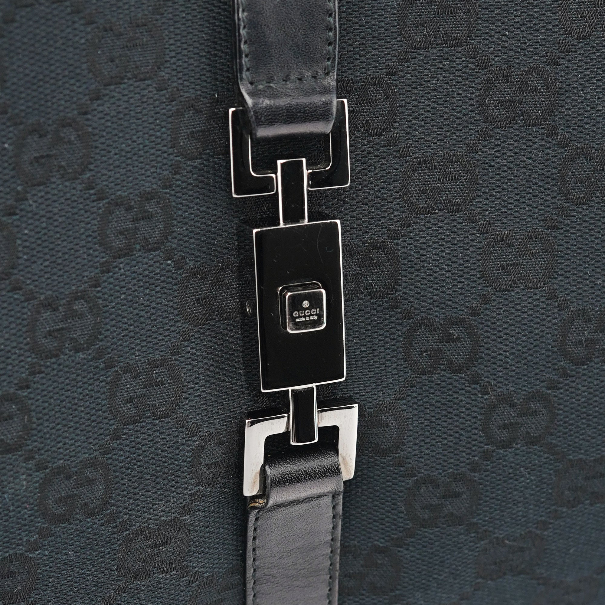 Black GG Jackie Shoulder Bag