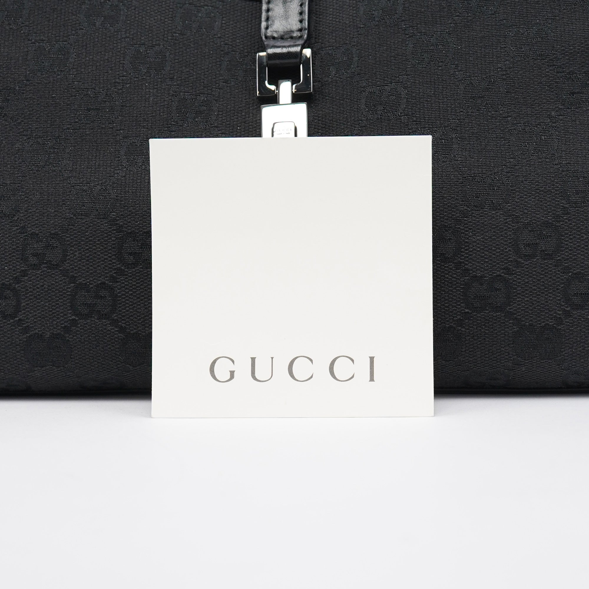 Black GG Jackie Shoulder Bag
