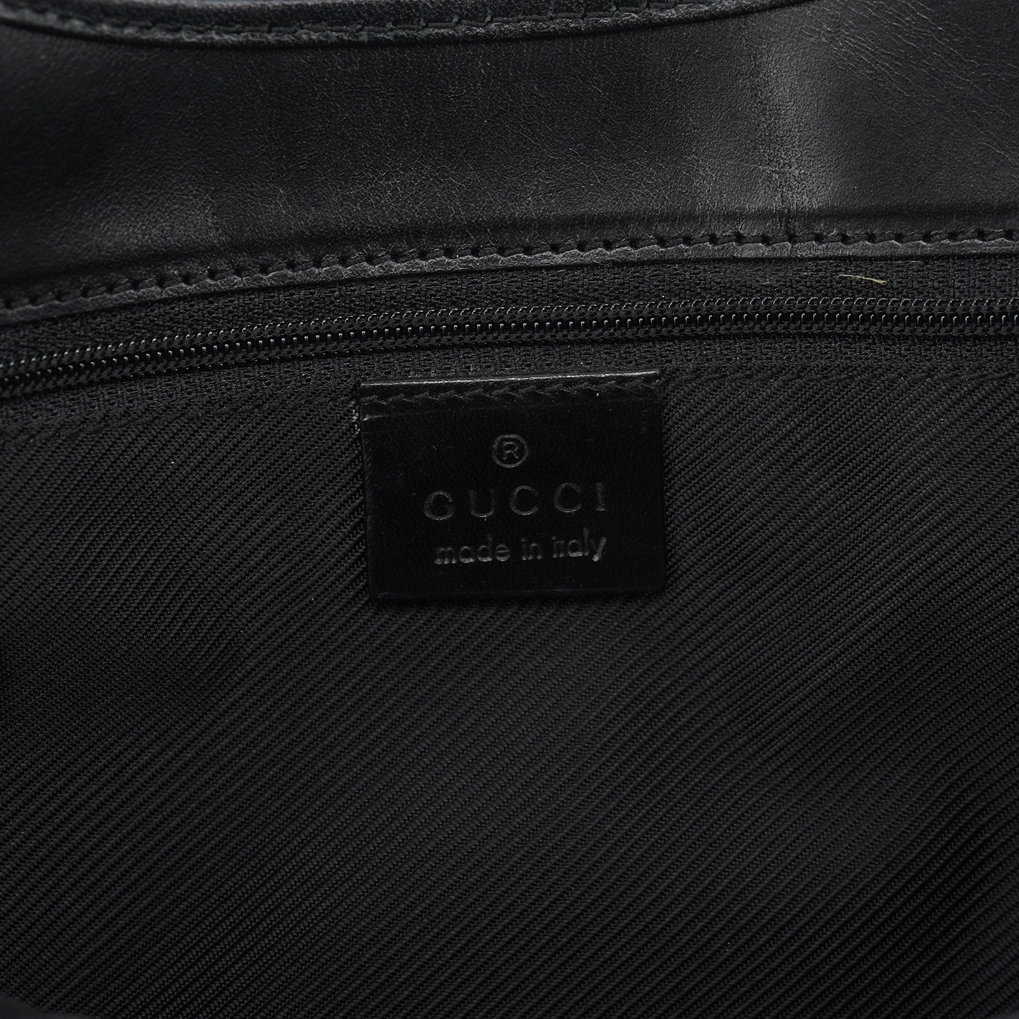 Black GG Jackie Shoulder Bag