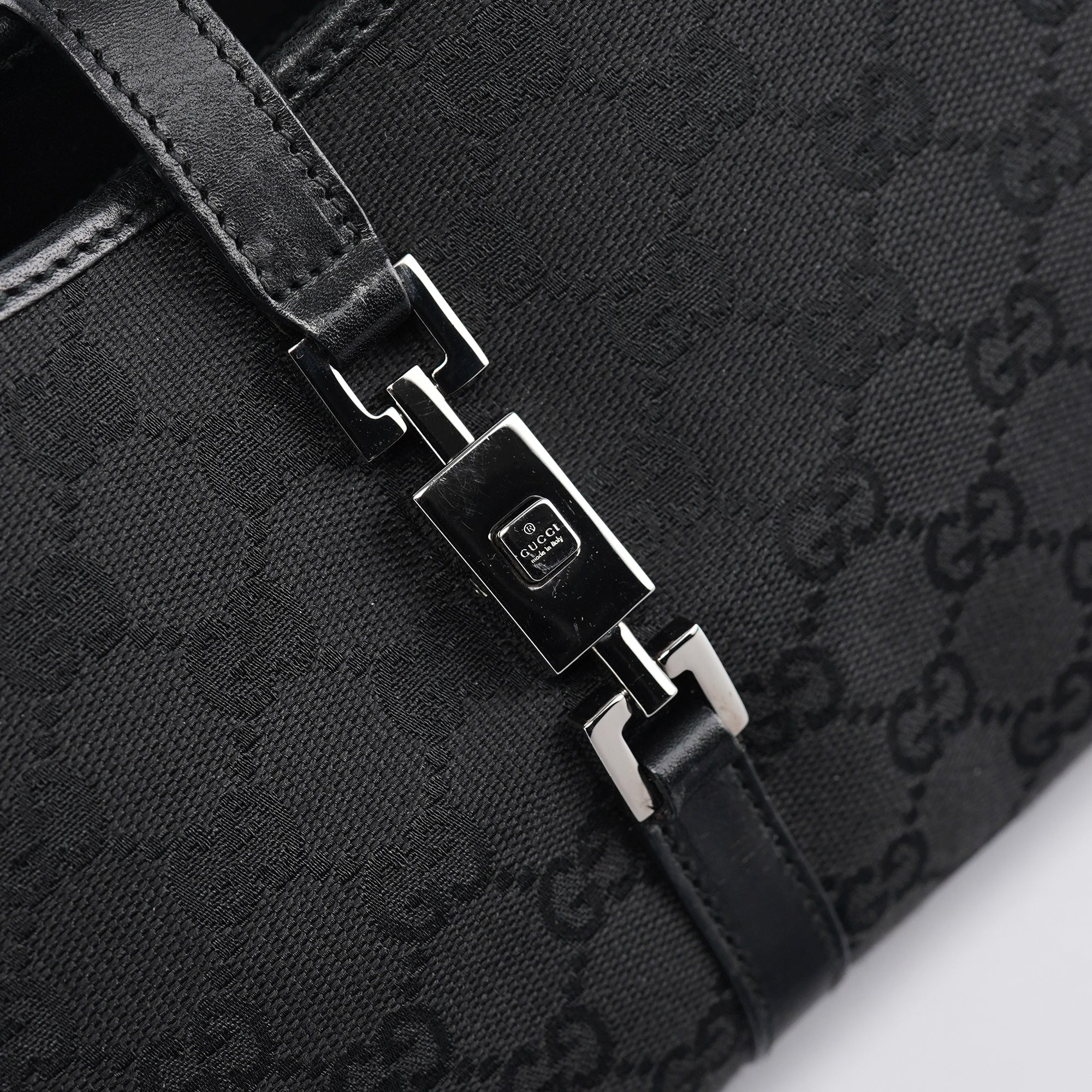 Black GG Jackie Shoulder Bag