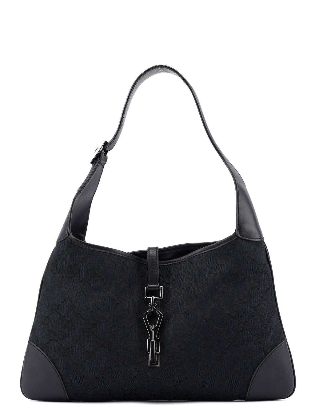 001 4057 Black GG Jackie Shoulder Bag
