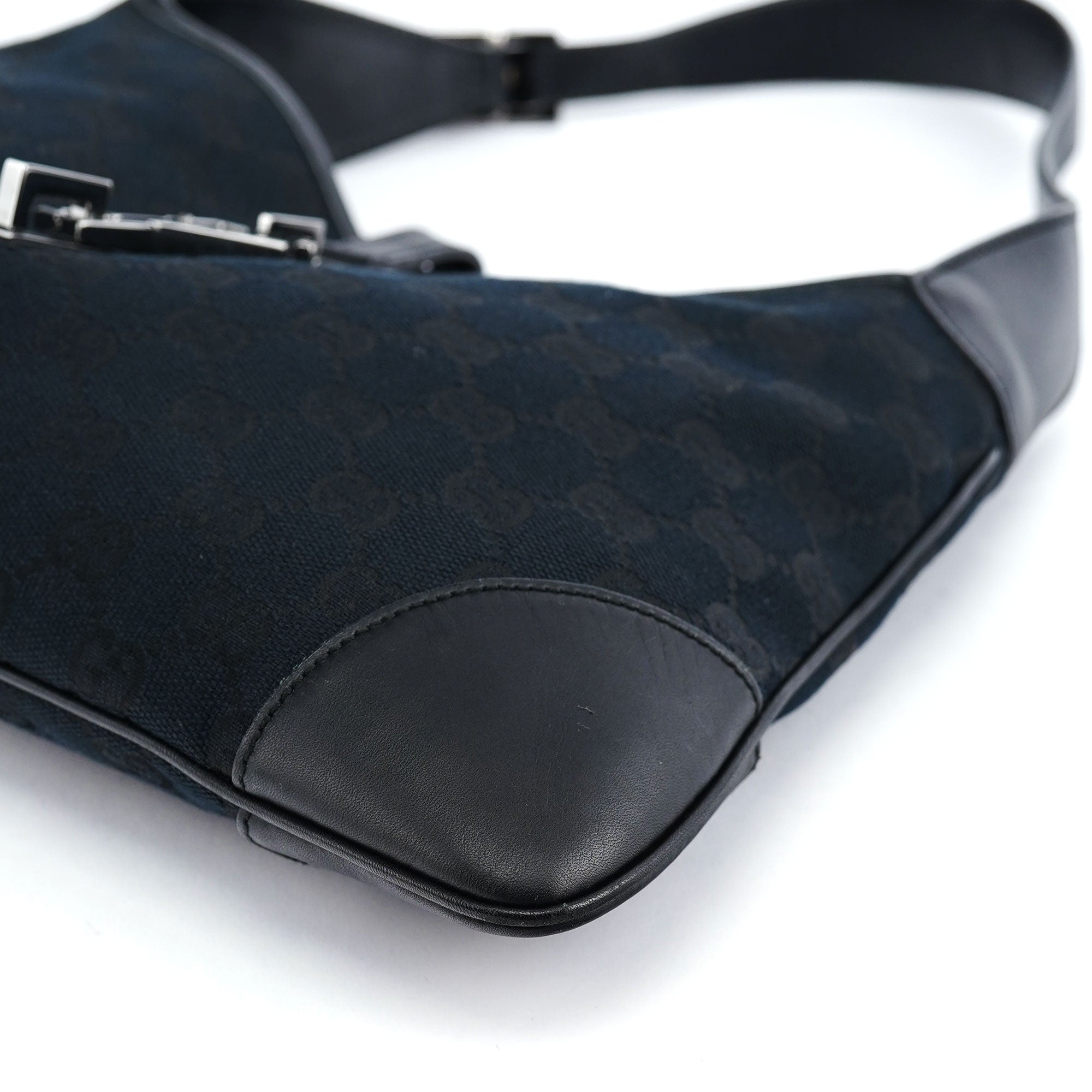 001 4057 Black GG Jackie Shoulder Bag