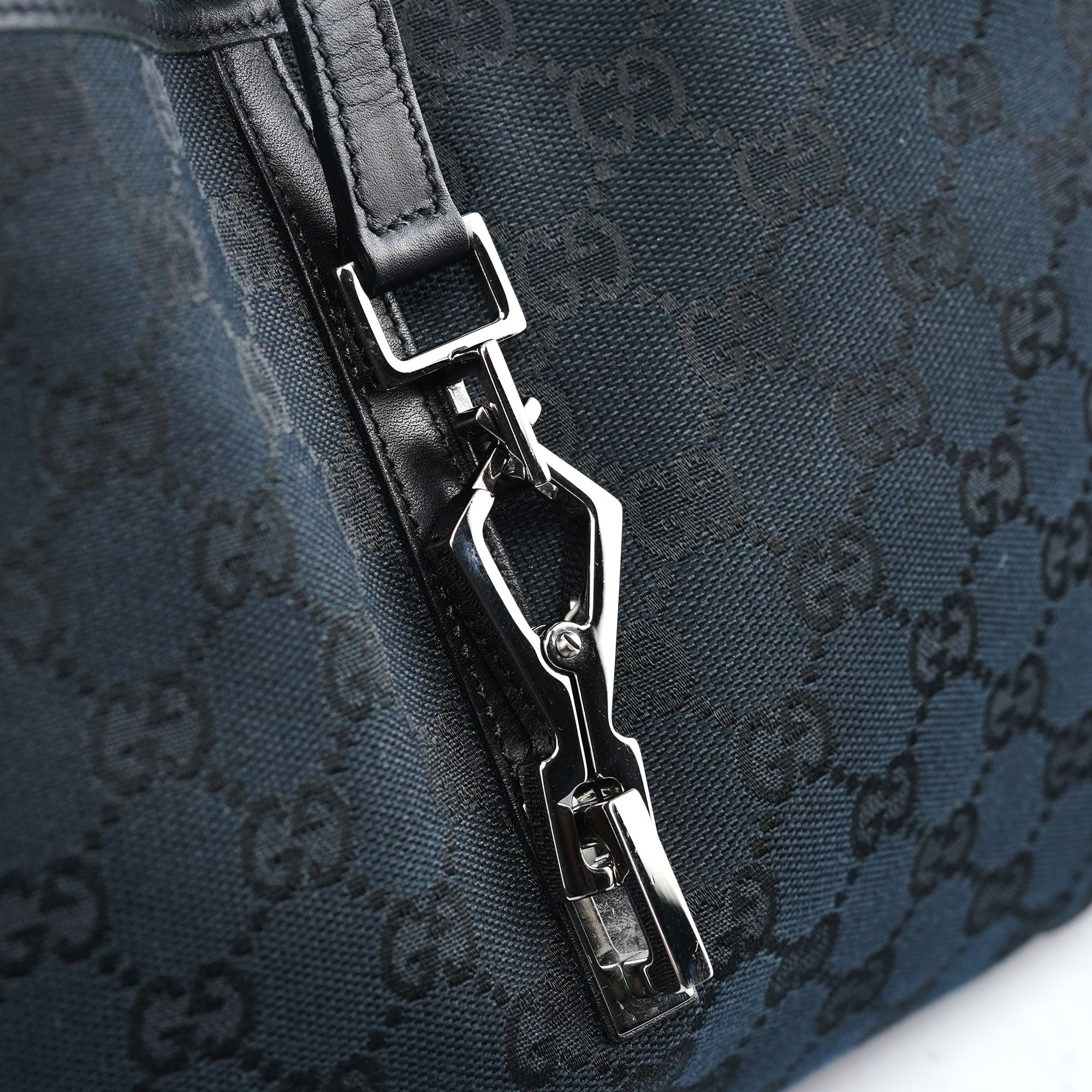 001 4057 Black GG Jackie Shoulder Bag