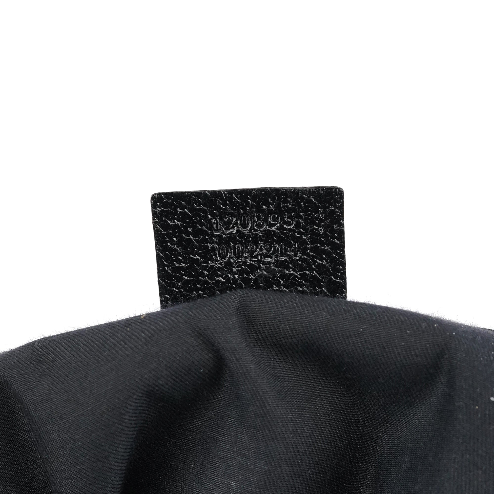Black GG Leather Studded Tote Bag
