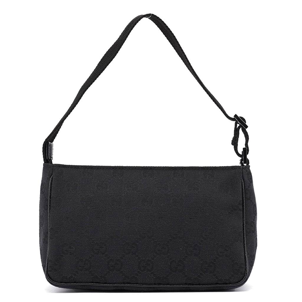 Black GG Mini Hobo Bag