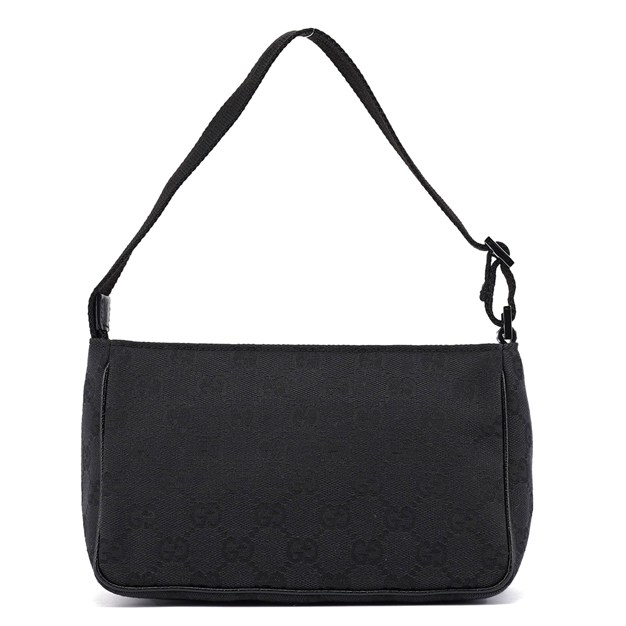 Black GG Mini Hobo Bag