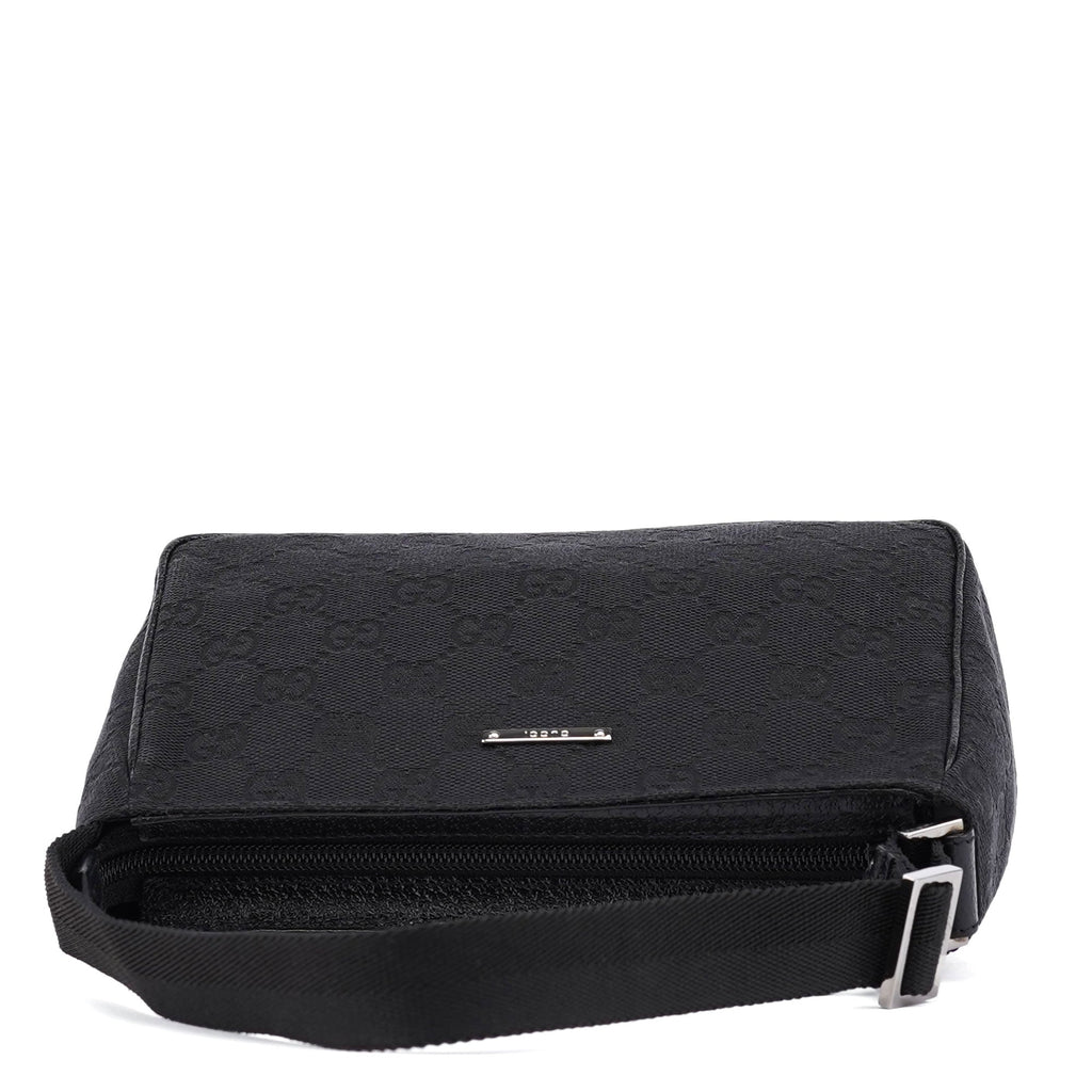 Black GG Mini Hobo Bag