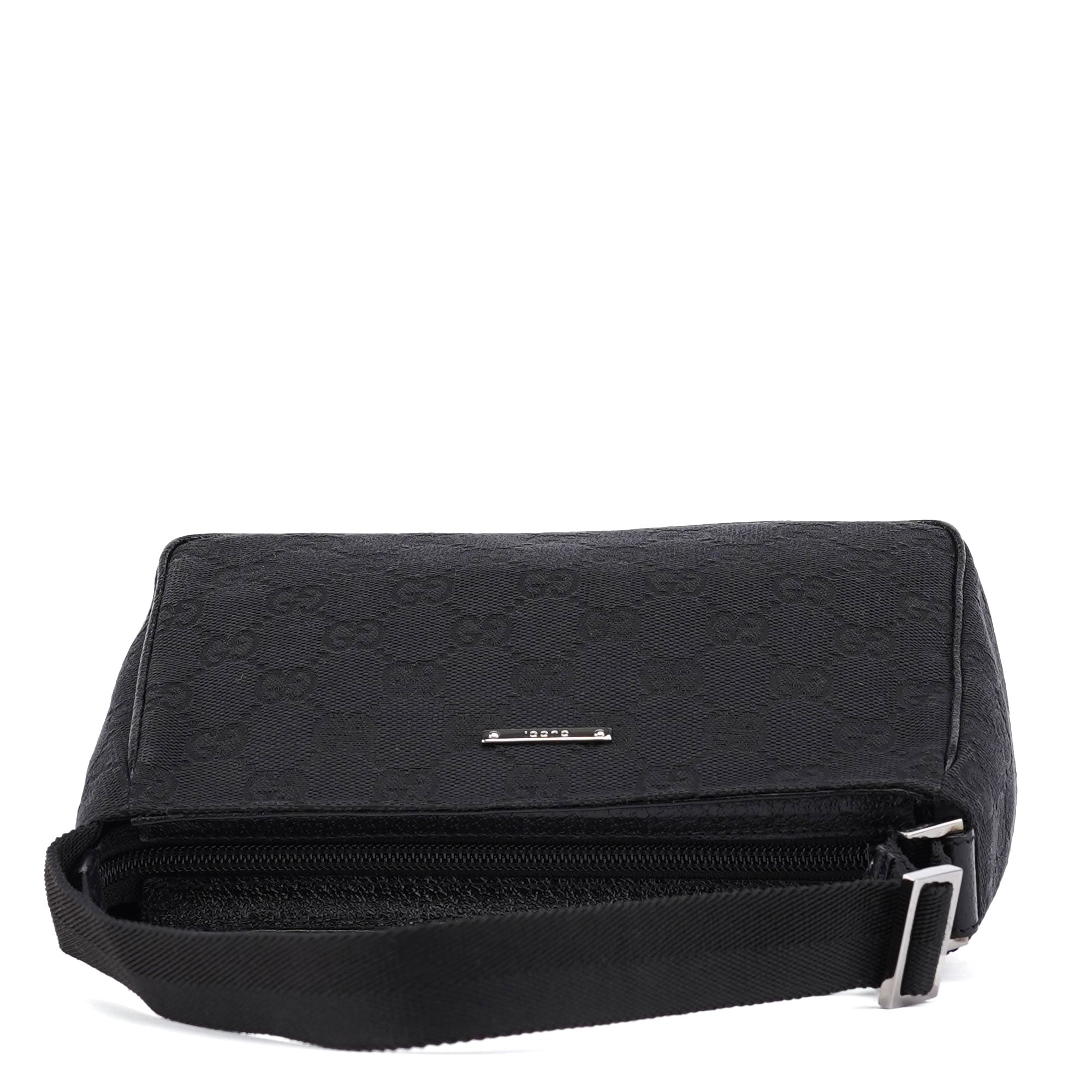 Black GG Mini Hobo Bag