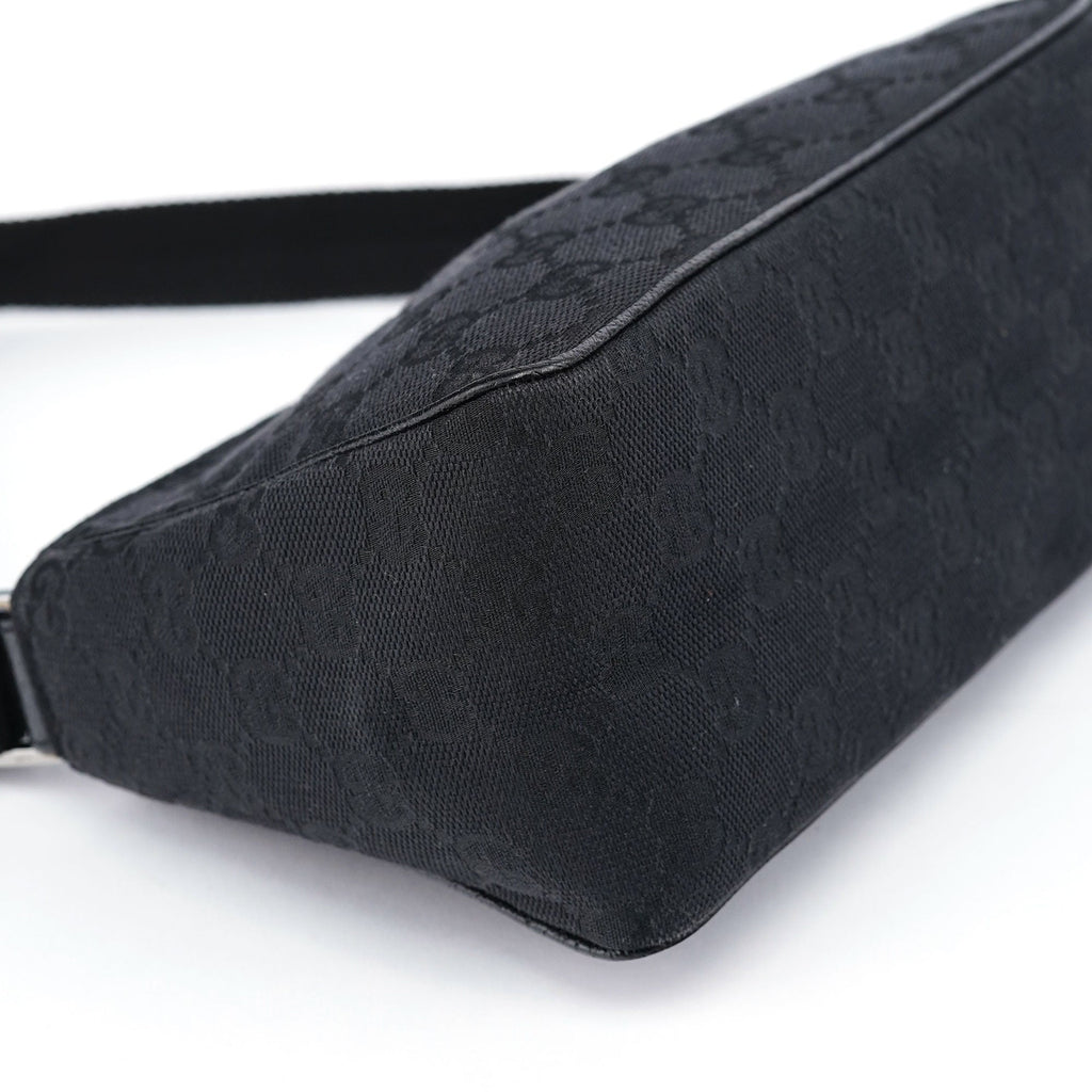 Black GG Mini Hobo Bag
