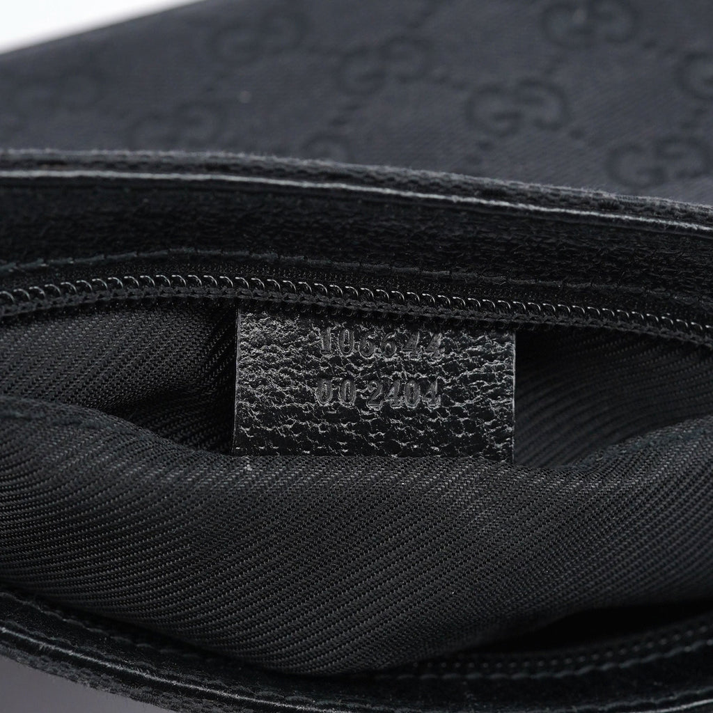 Black GG Mini Hobo Bag