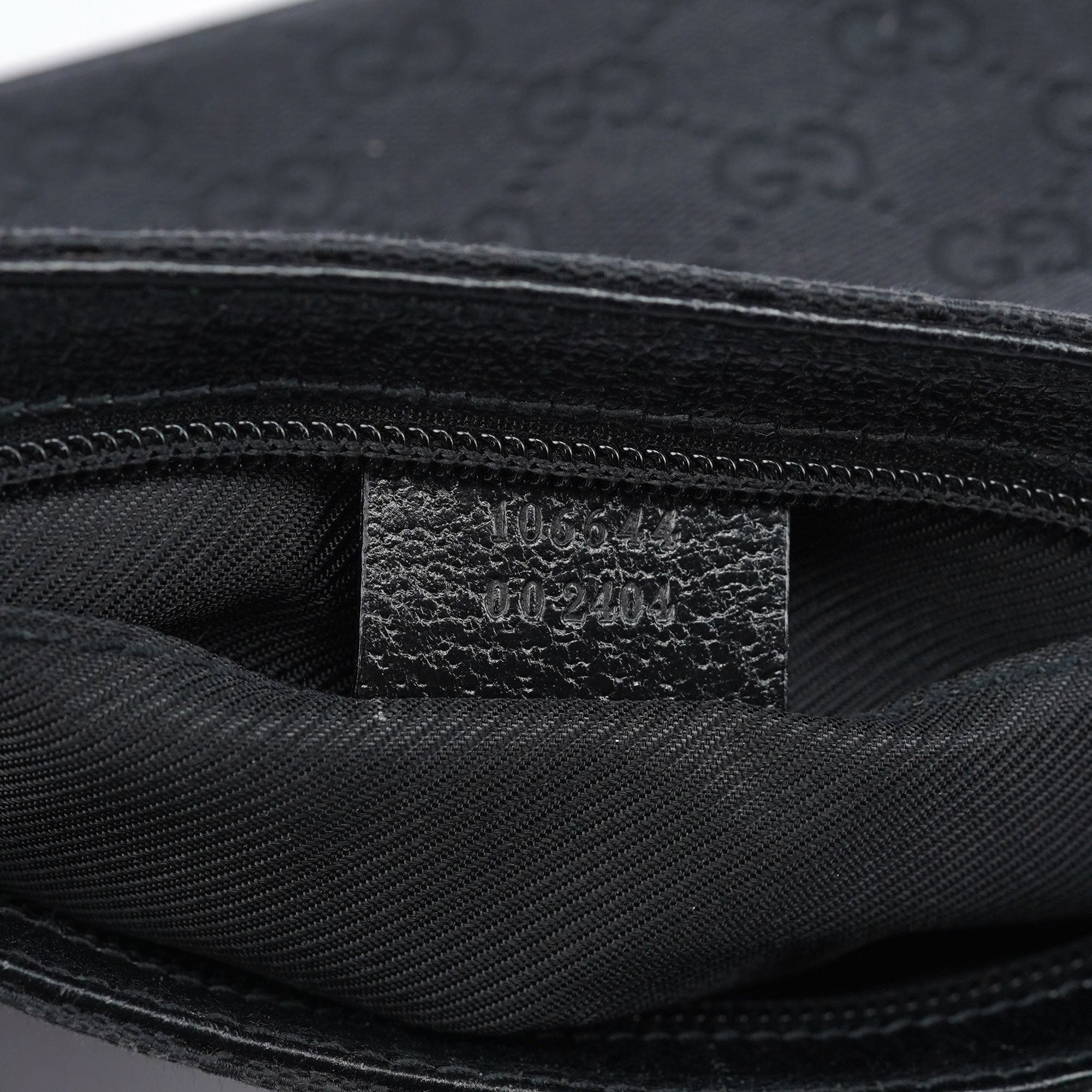 Black GG Mini Hobo Bag