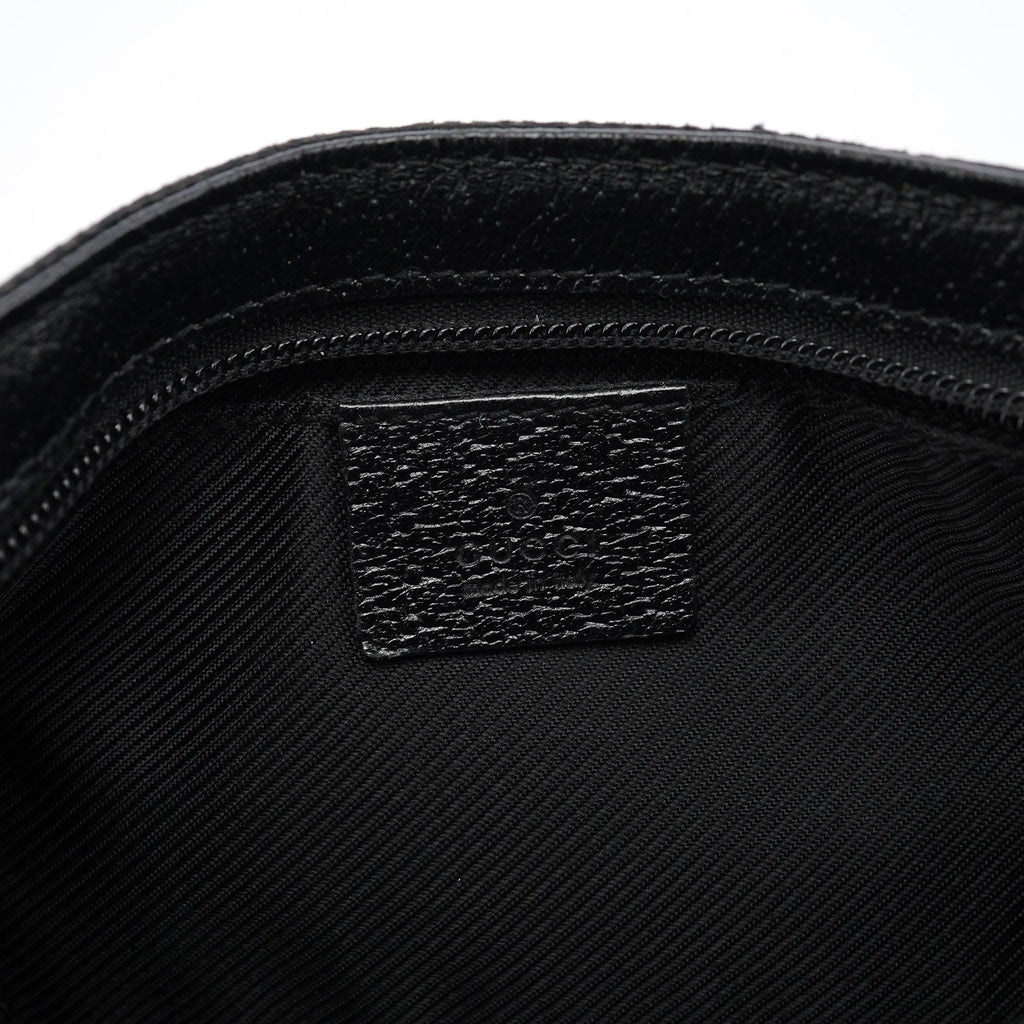 Black GG Mini Hobo Bag
