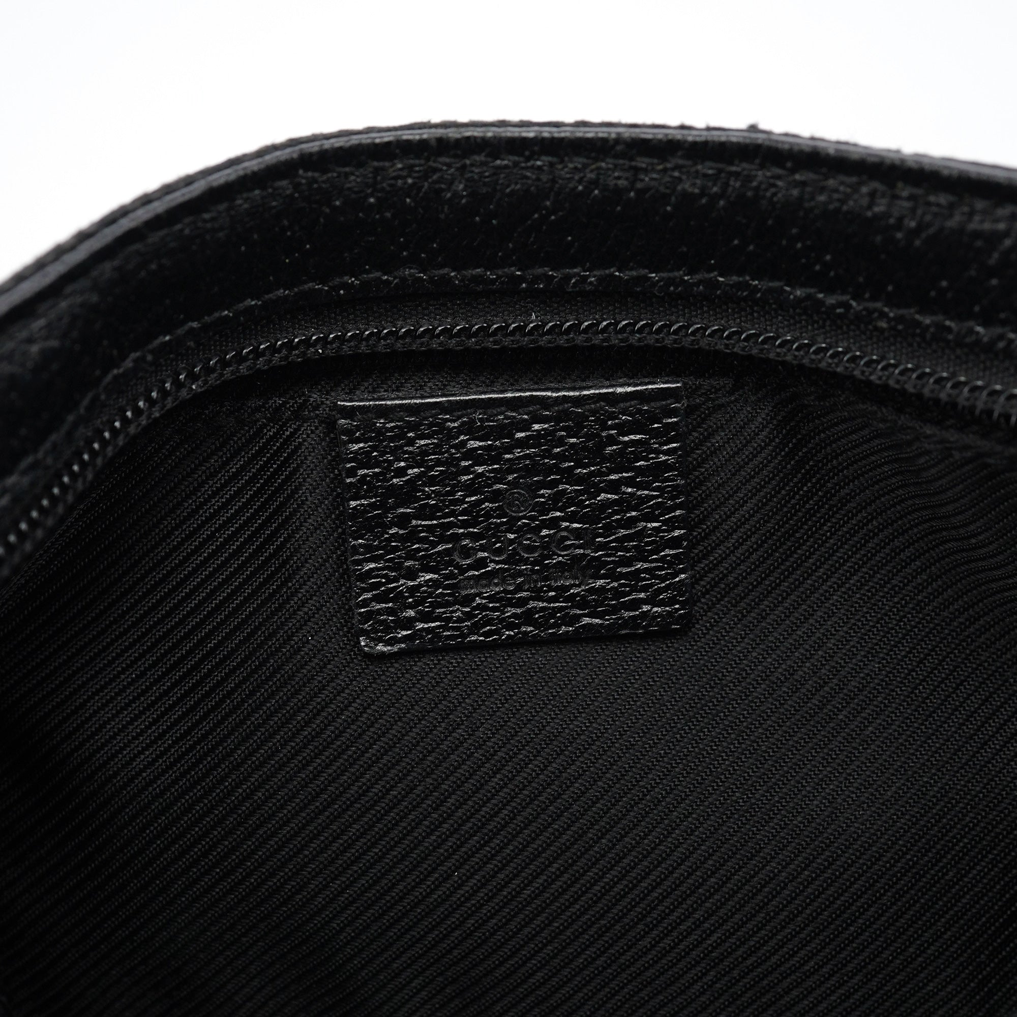 Black GG Mini Hobo Bag
