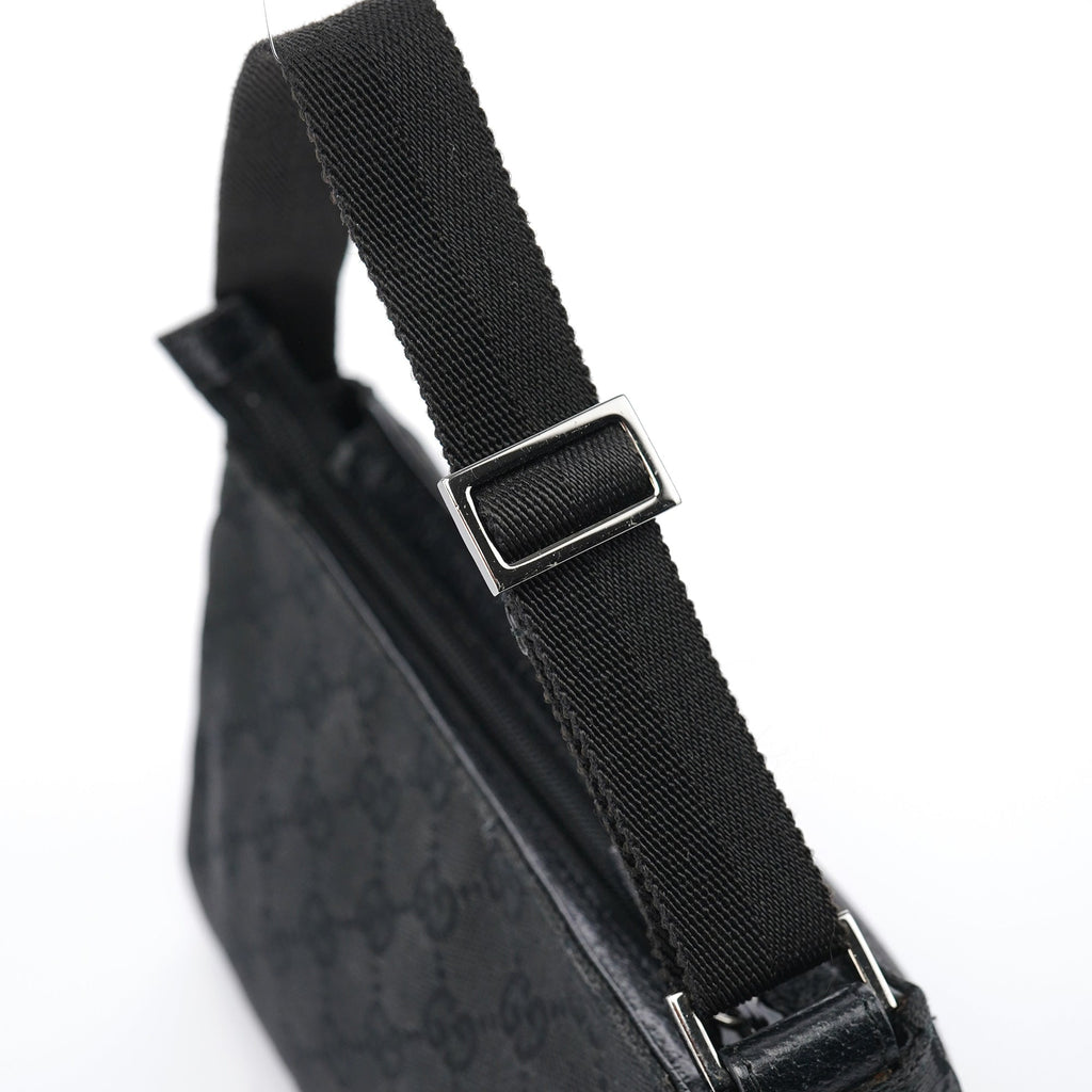 Black GG Mini Hobo Bag