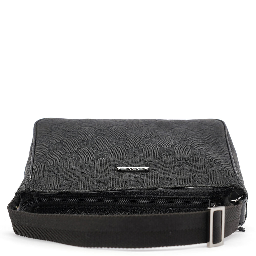Black GG Mini Hobo Bag