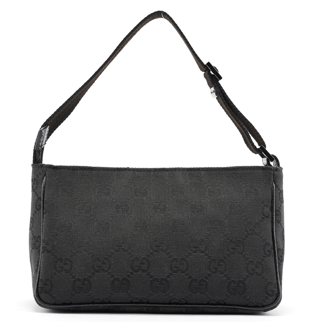 Black GG Mini Hobo Bag