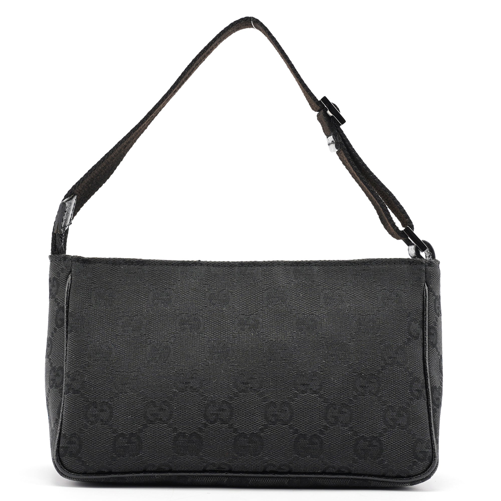 Black GG Mini Hobo Bag
