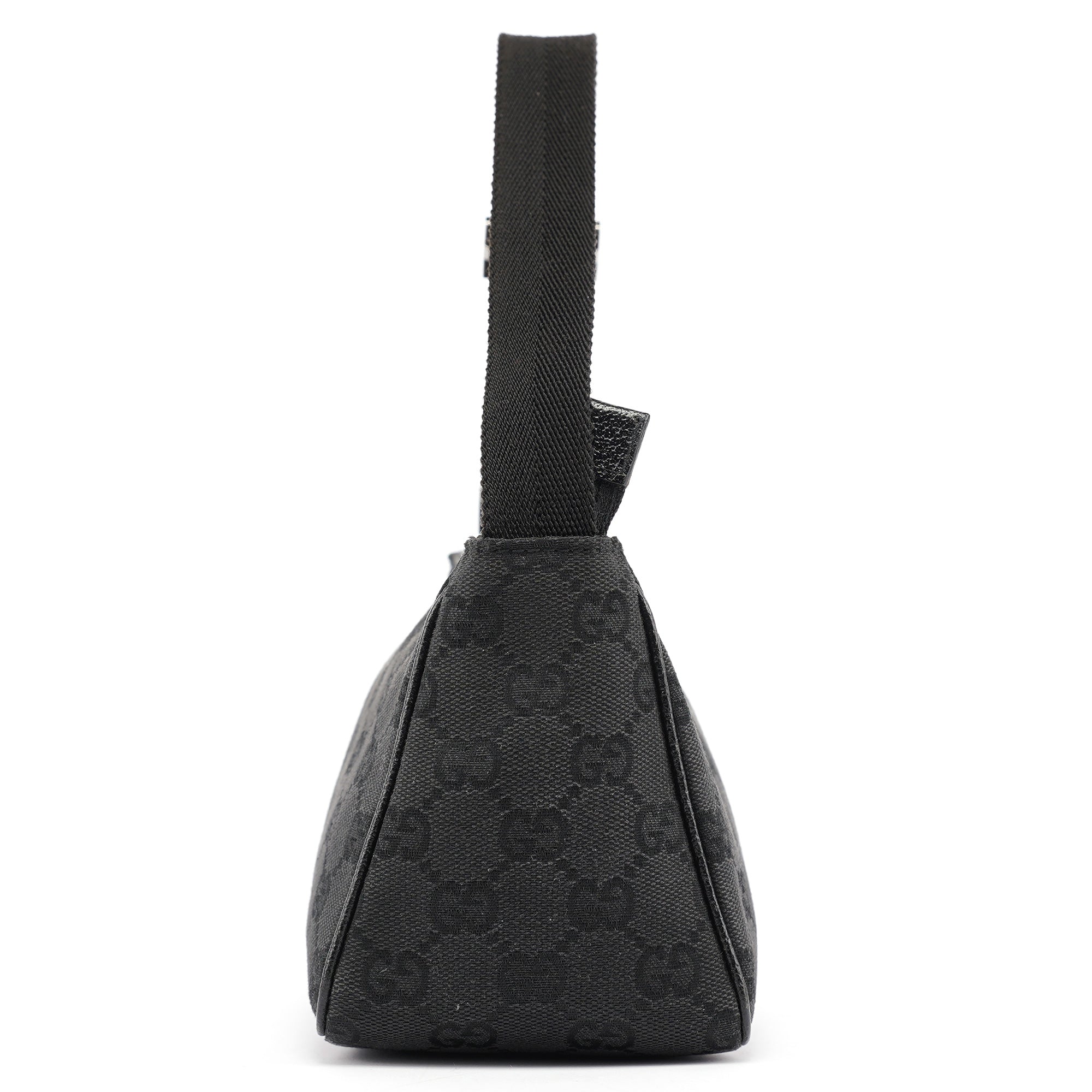 Black GG Mini Hobo Bag