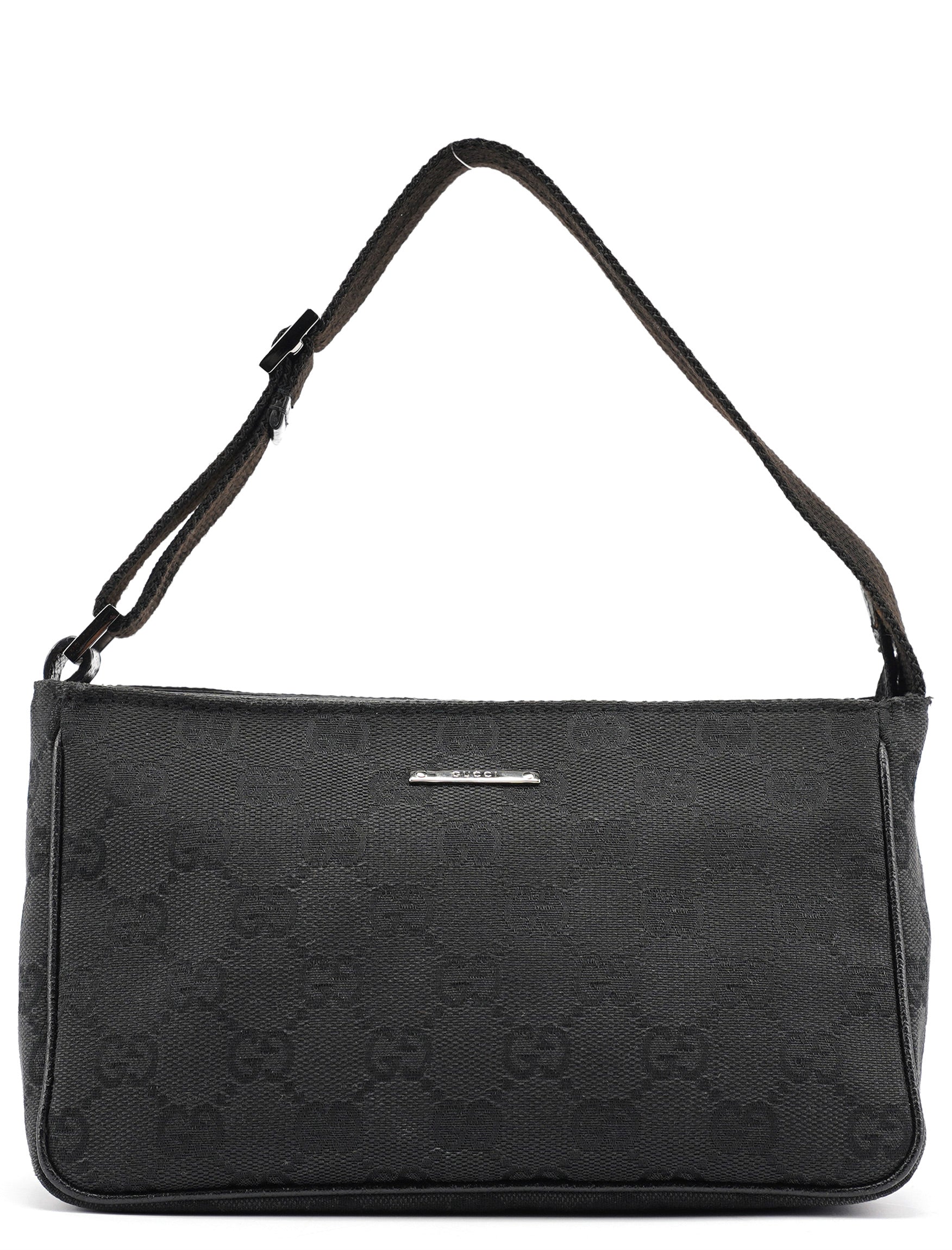 Black GG Mini Hobo Bag