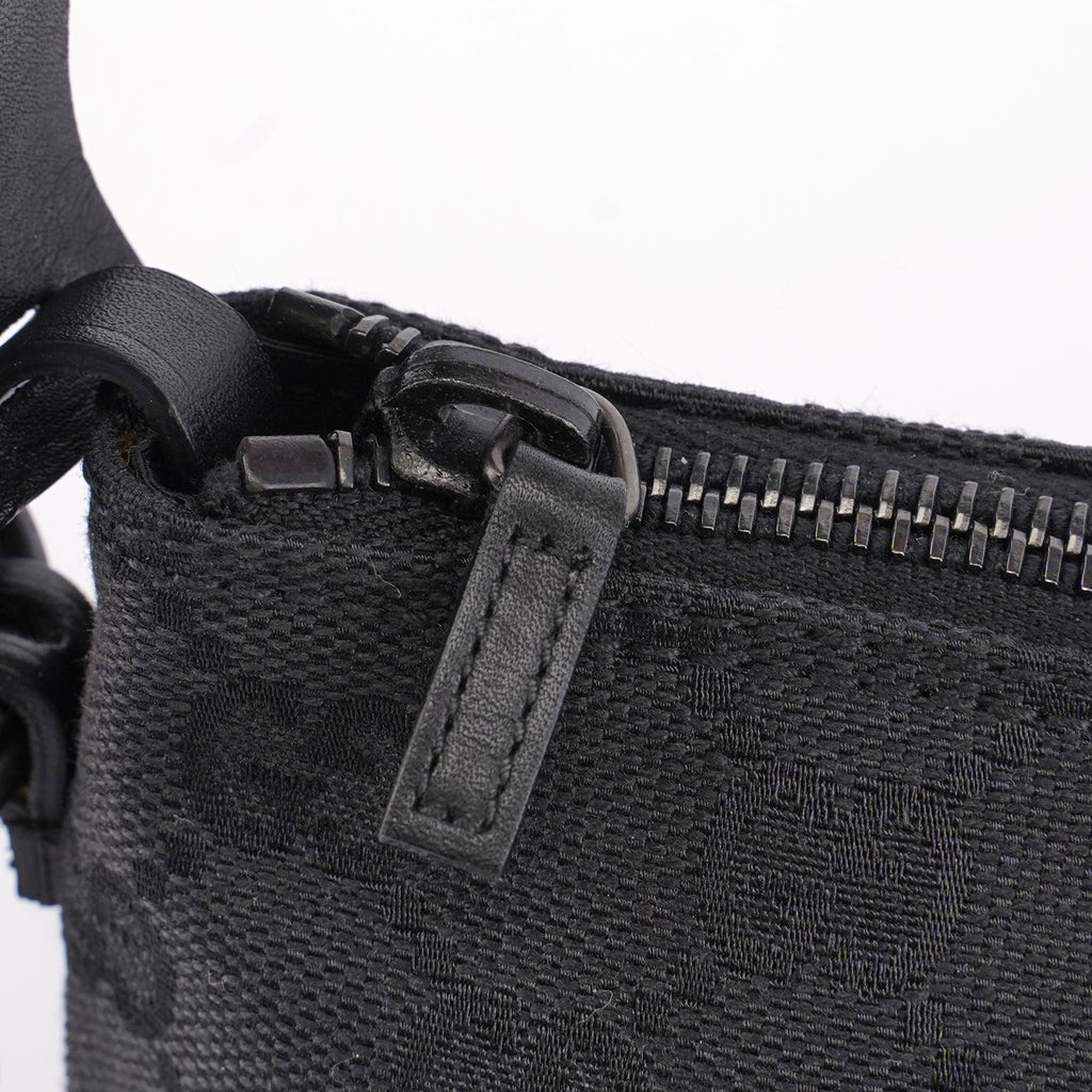Black GG Mini Hobo Bag
