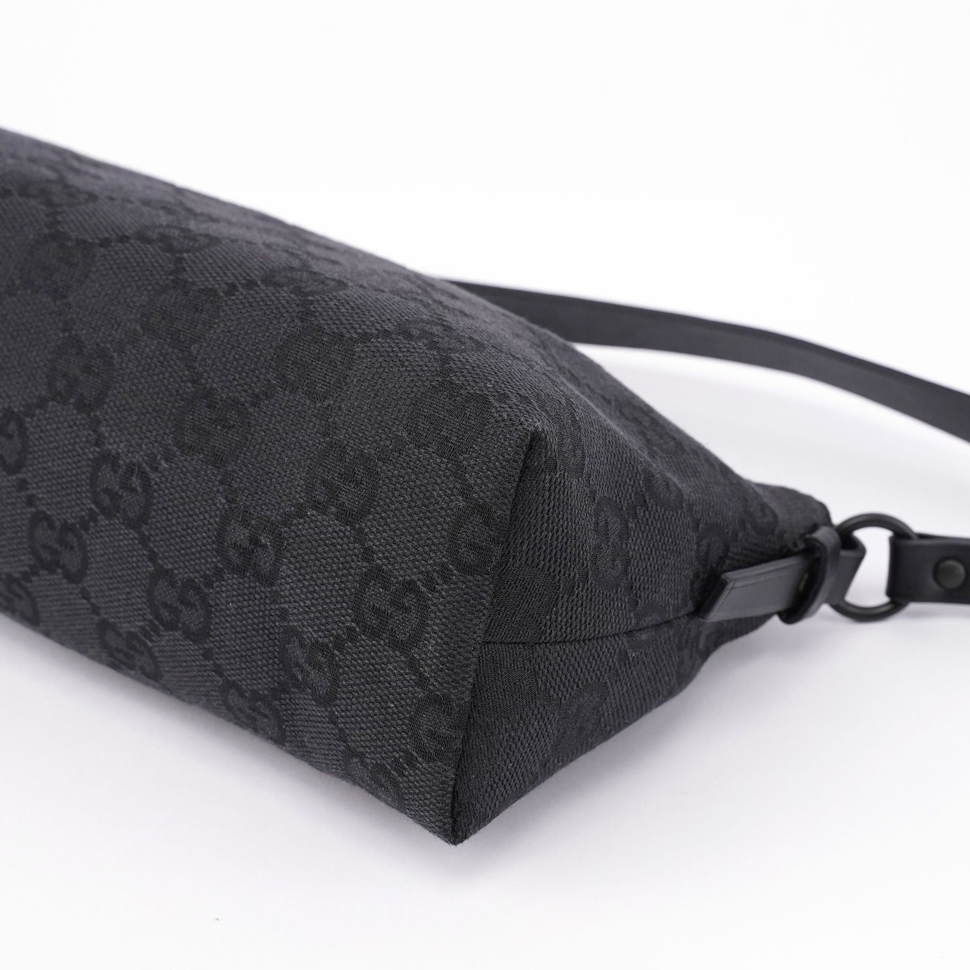 Black GG Mini Hobo Bag