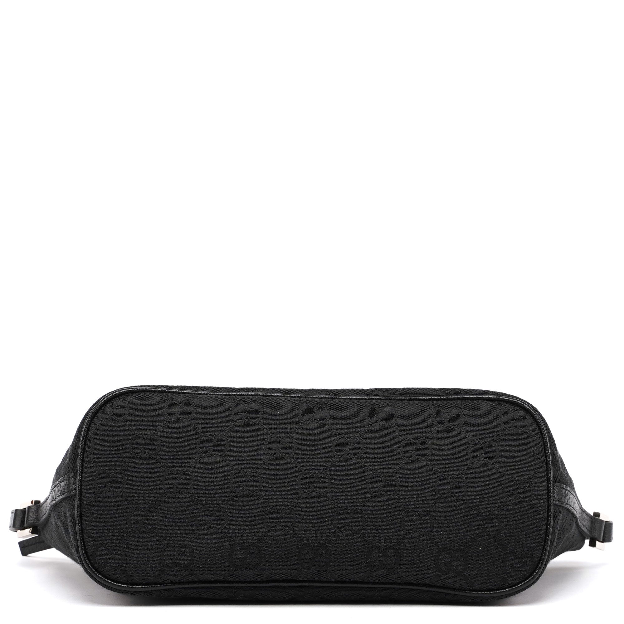 Black GG Monogram Canvas Boat Pochette