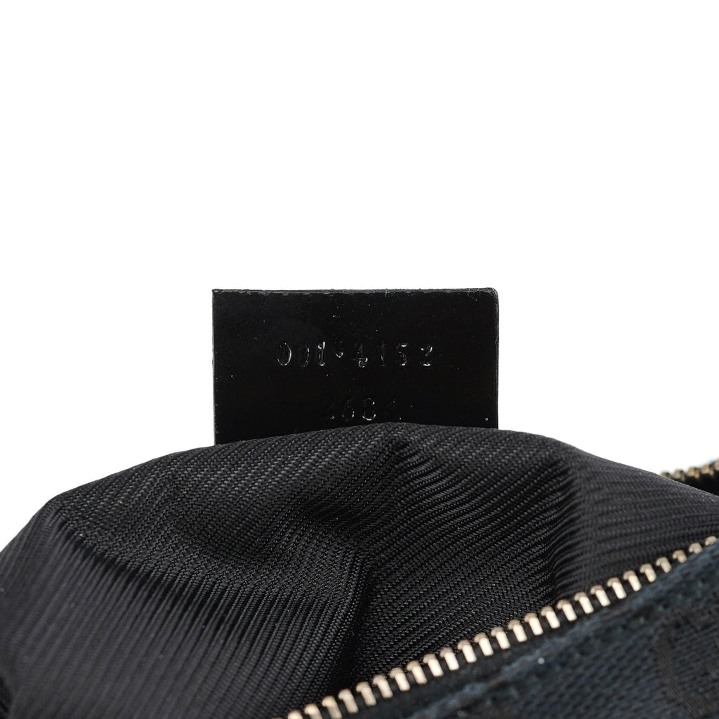 Black GG Patent Leather Shoulder Bag