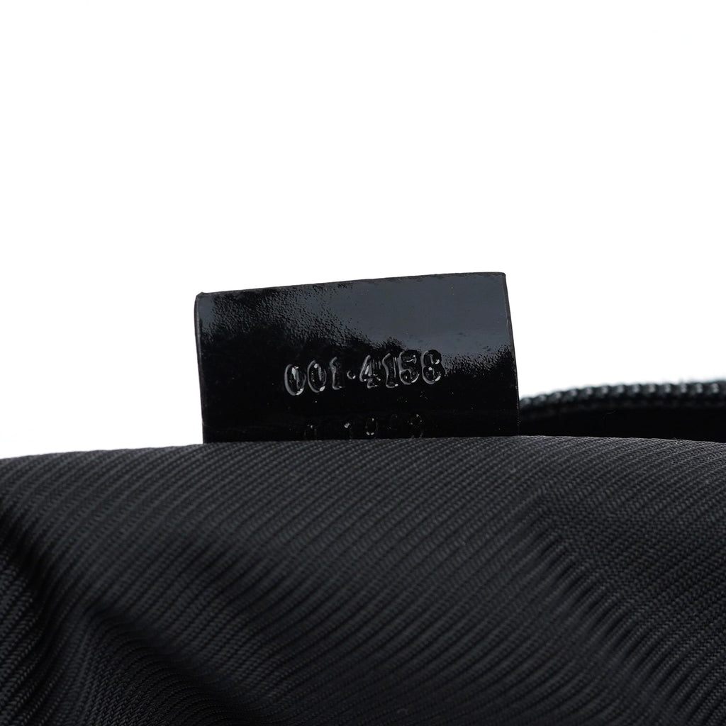 Black GG Patent Leather Shoulder Bag