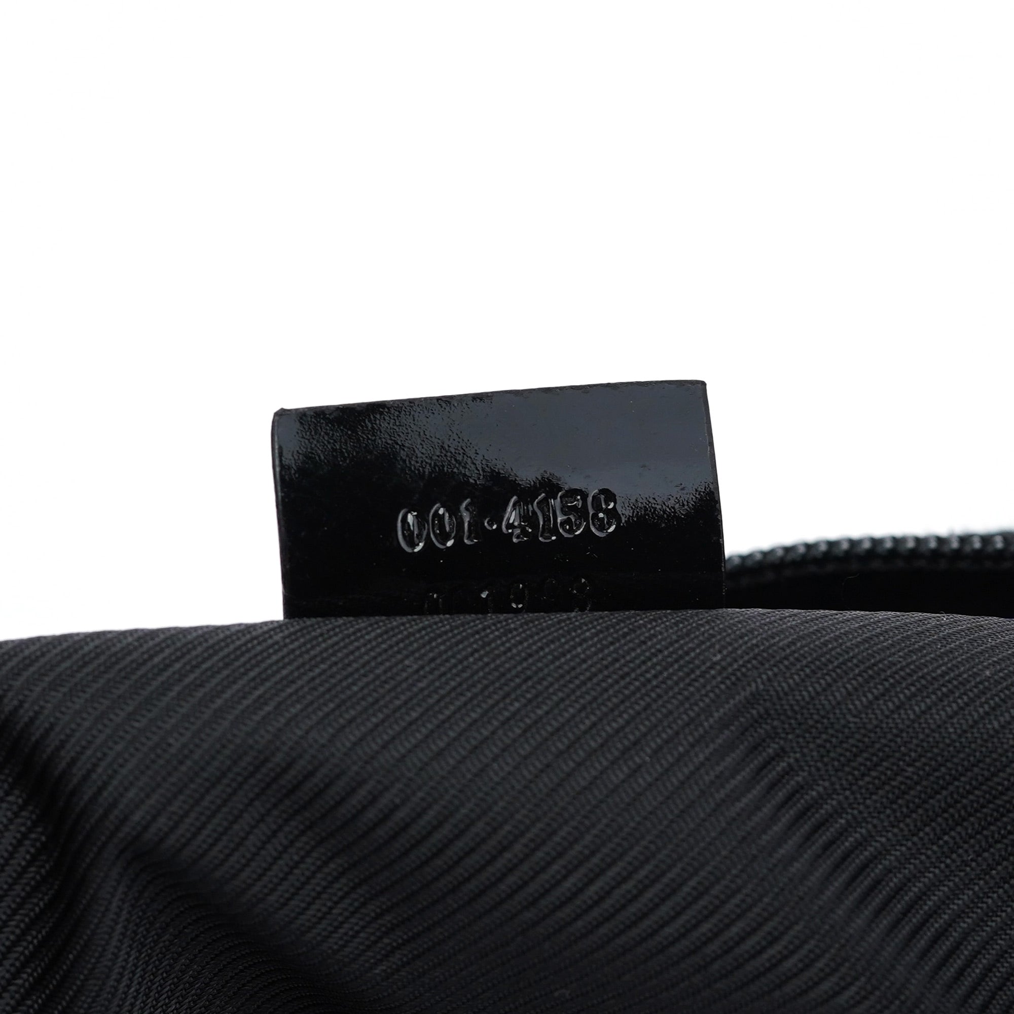 Black GG Patent Leather Shoulder Bag