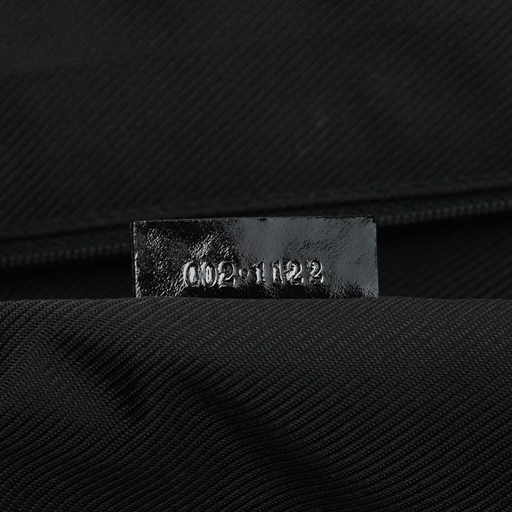 Black GG Patent Leather Tote Bag
