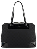 Black GG Patent Leather Tote Bag