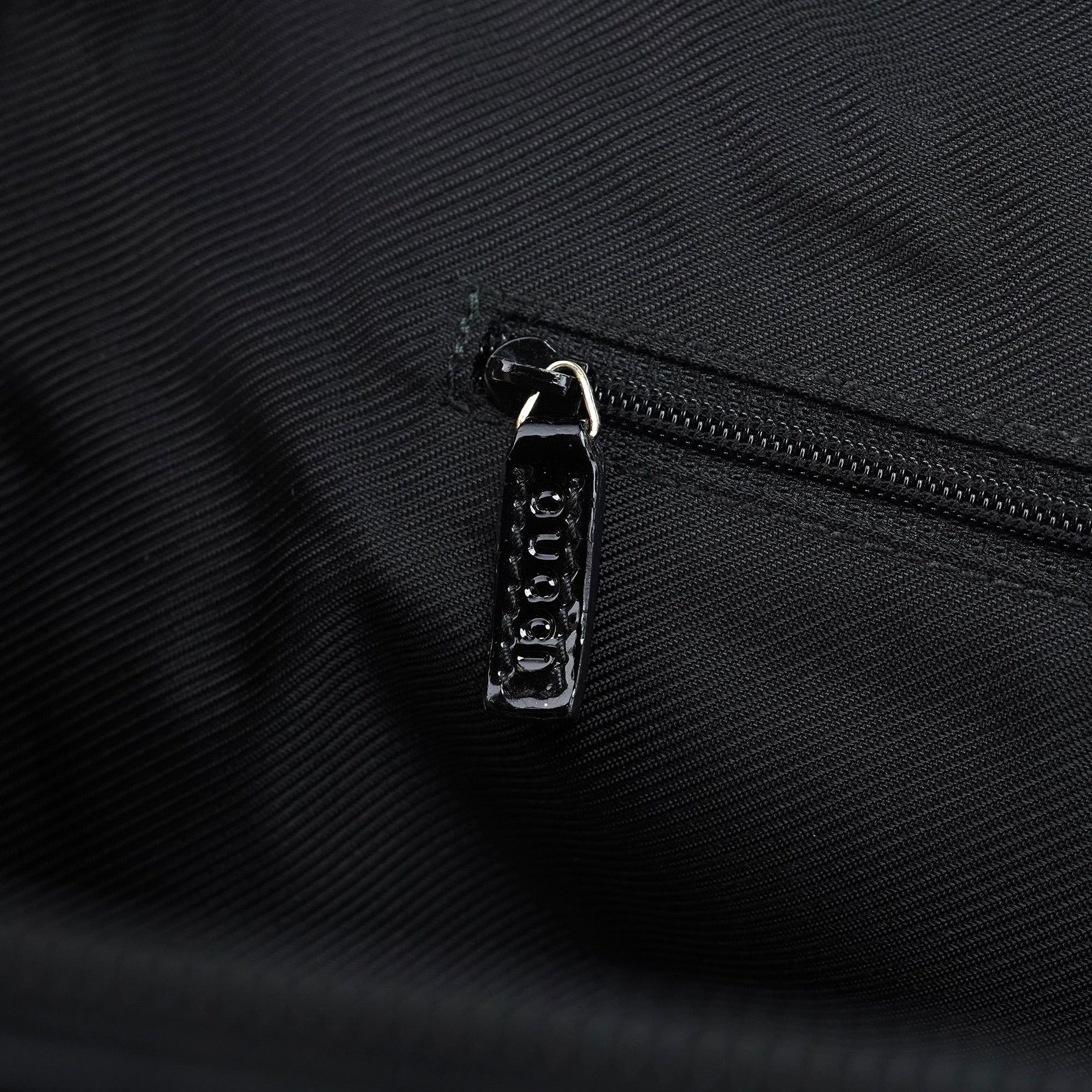 Black GG Patent Leather Tote Bag
