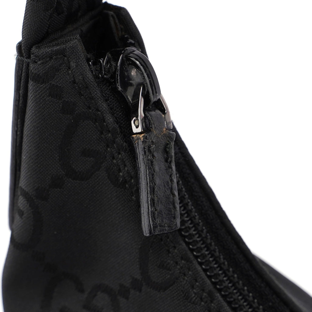 Black GG Pocket Shoulder Bag
