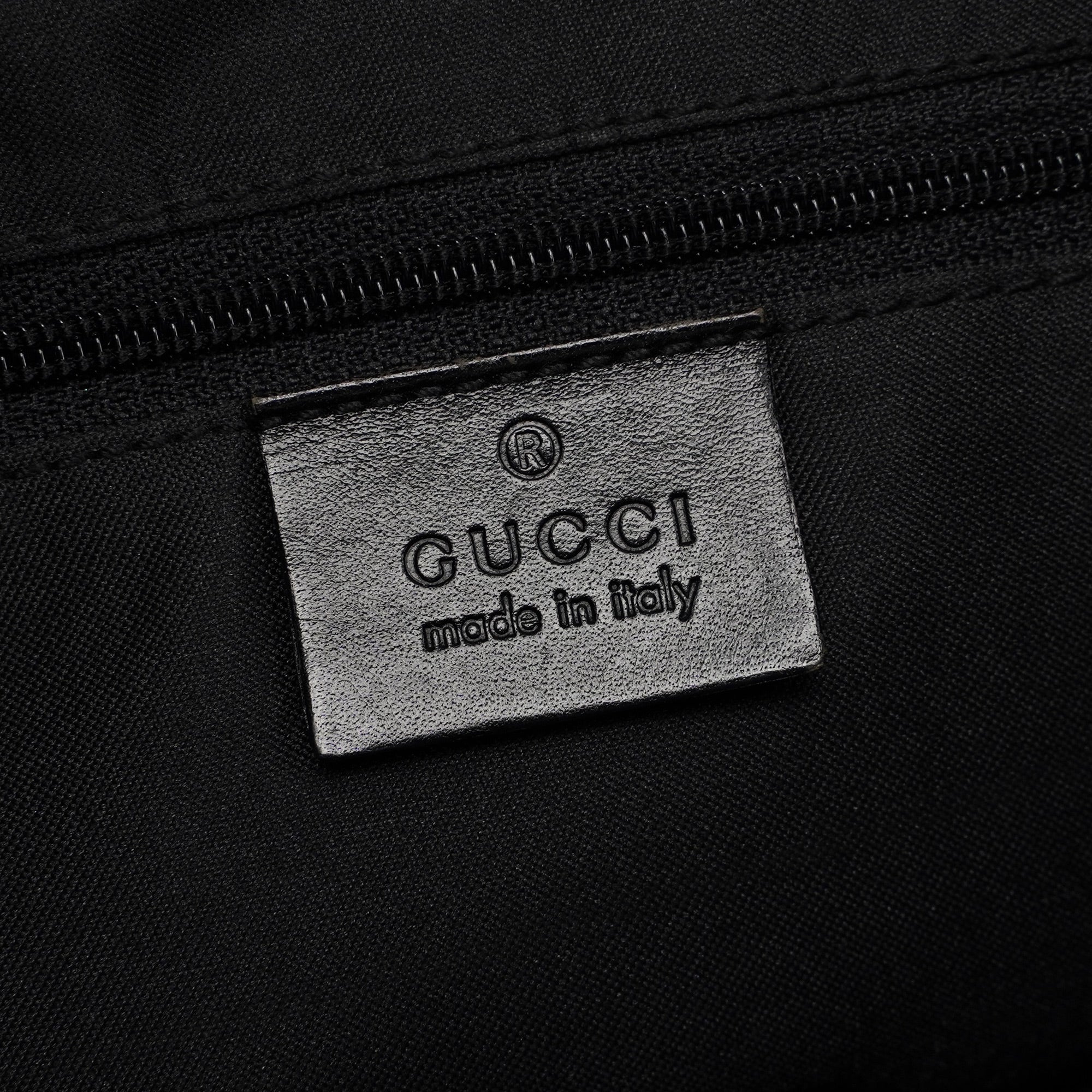 Black GG Pocket Shoulder Bag