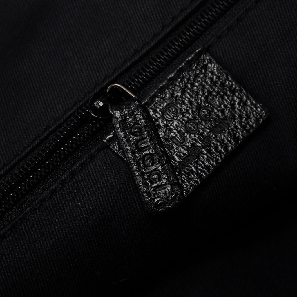 Black GG Round Hobo Shoulder Bag