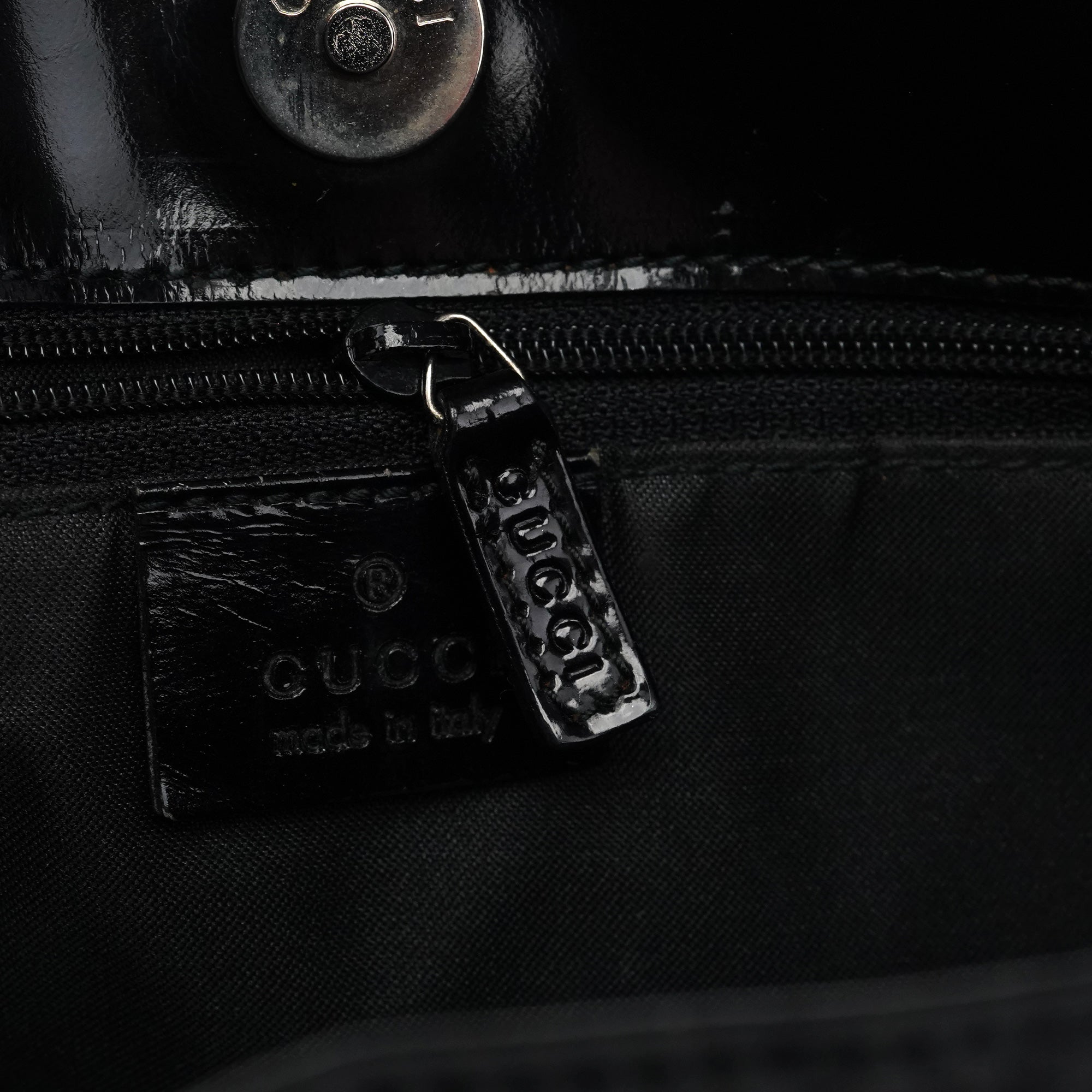 Black GG Shoulder Bag