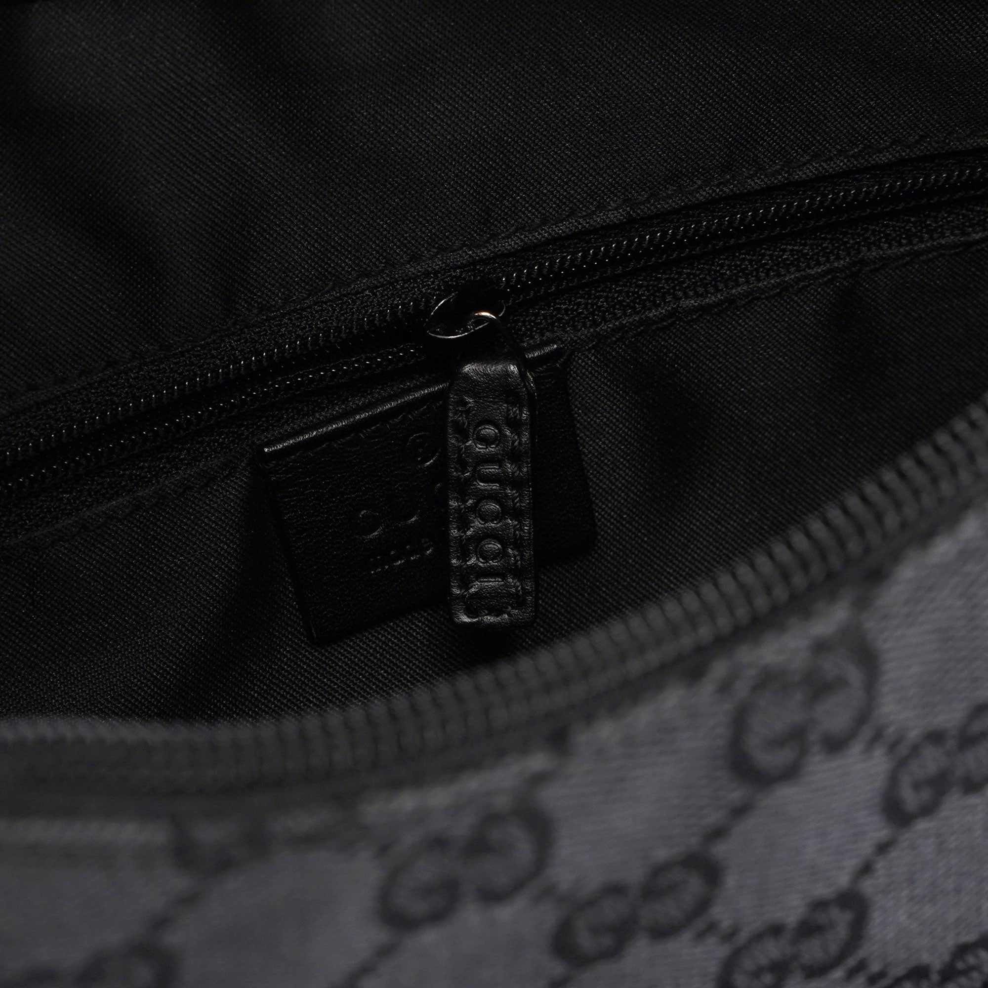 Black GG Shoulder Bag