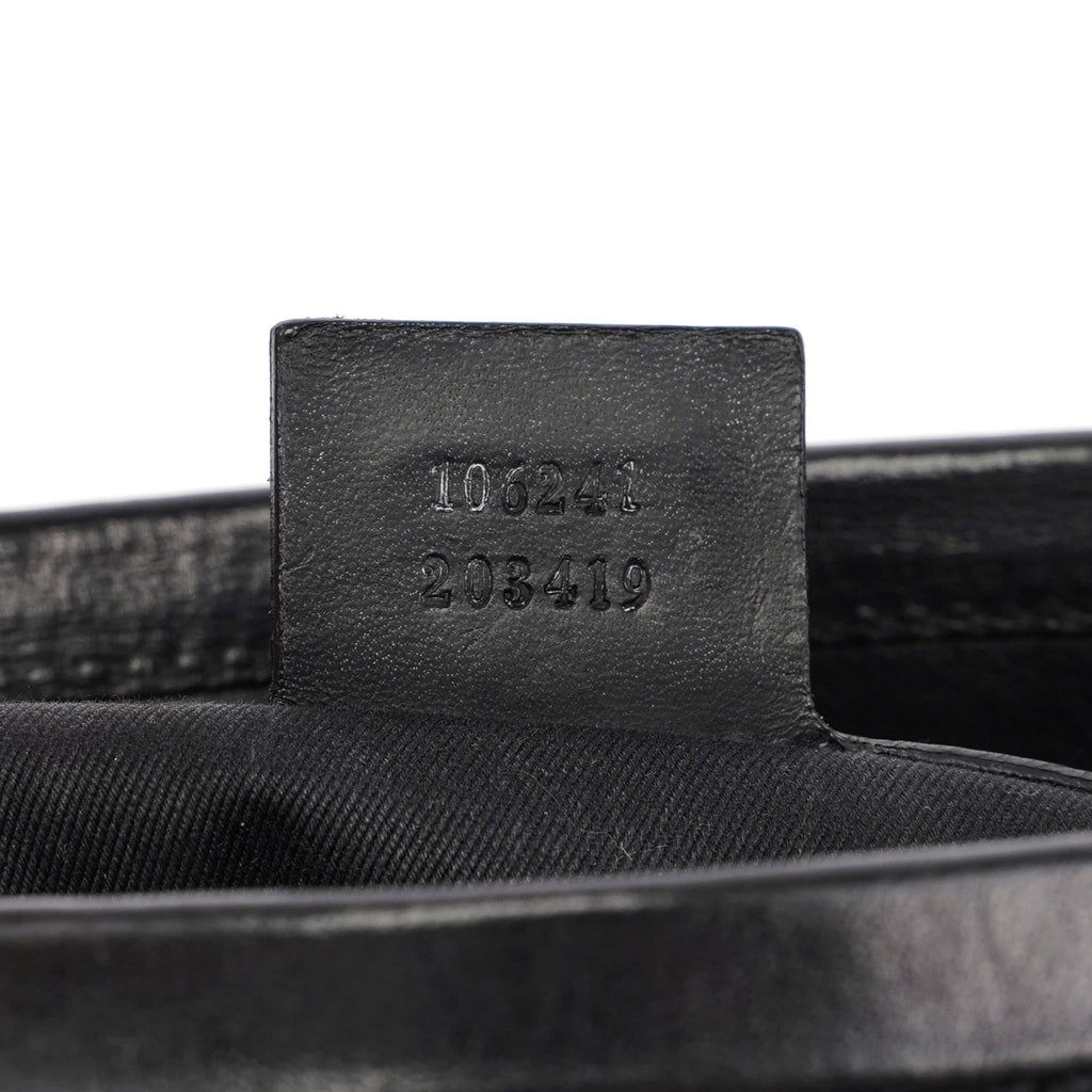 Black GG Shoulder Tote Bag