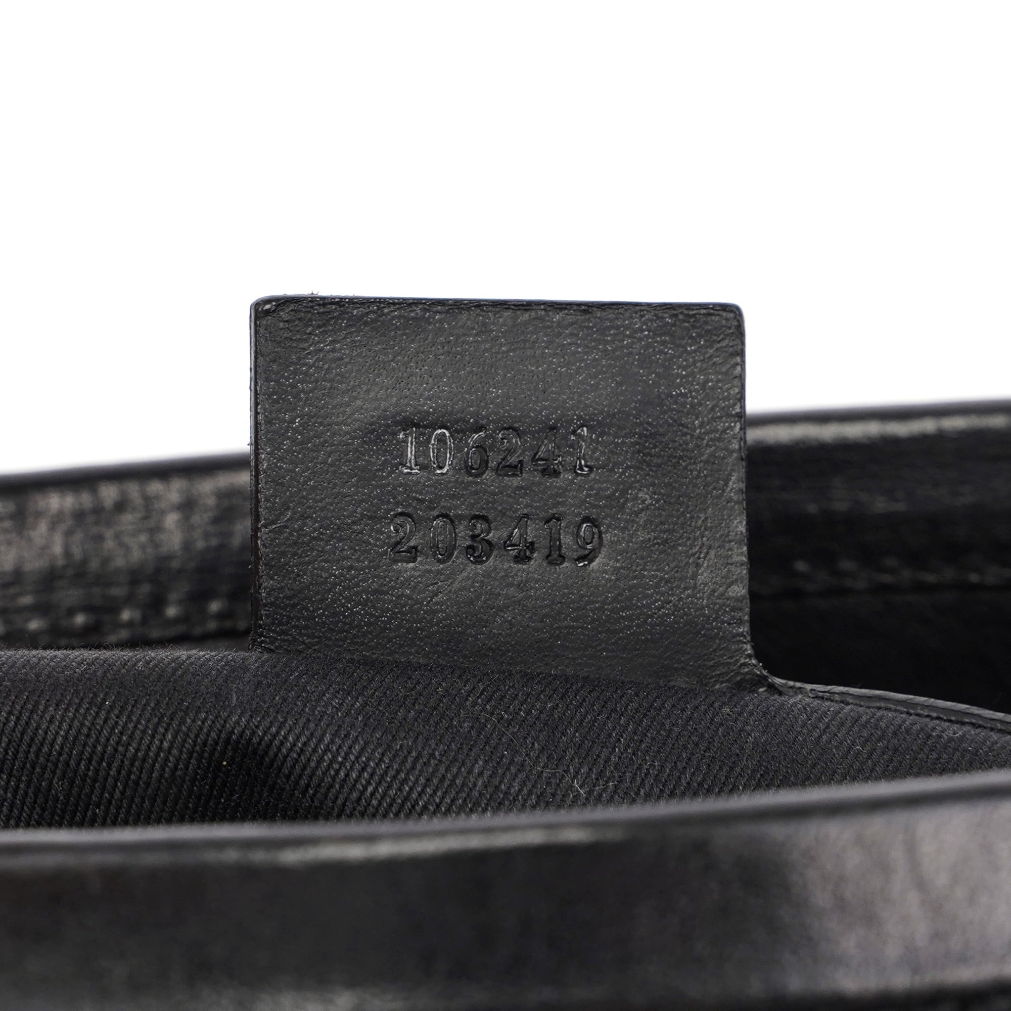 Black GG Shoulder Tote Bag