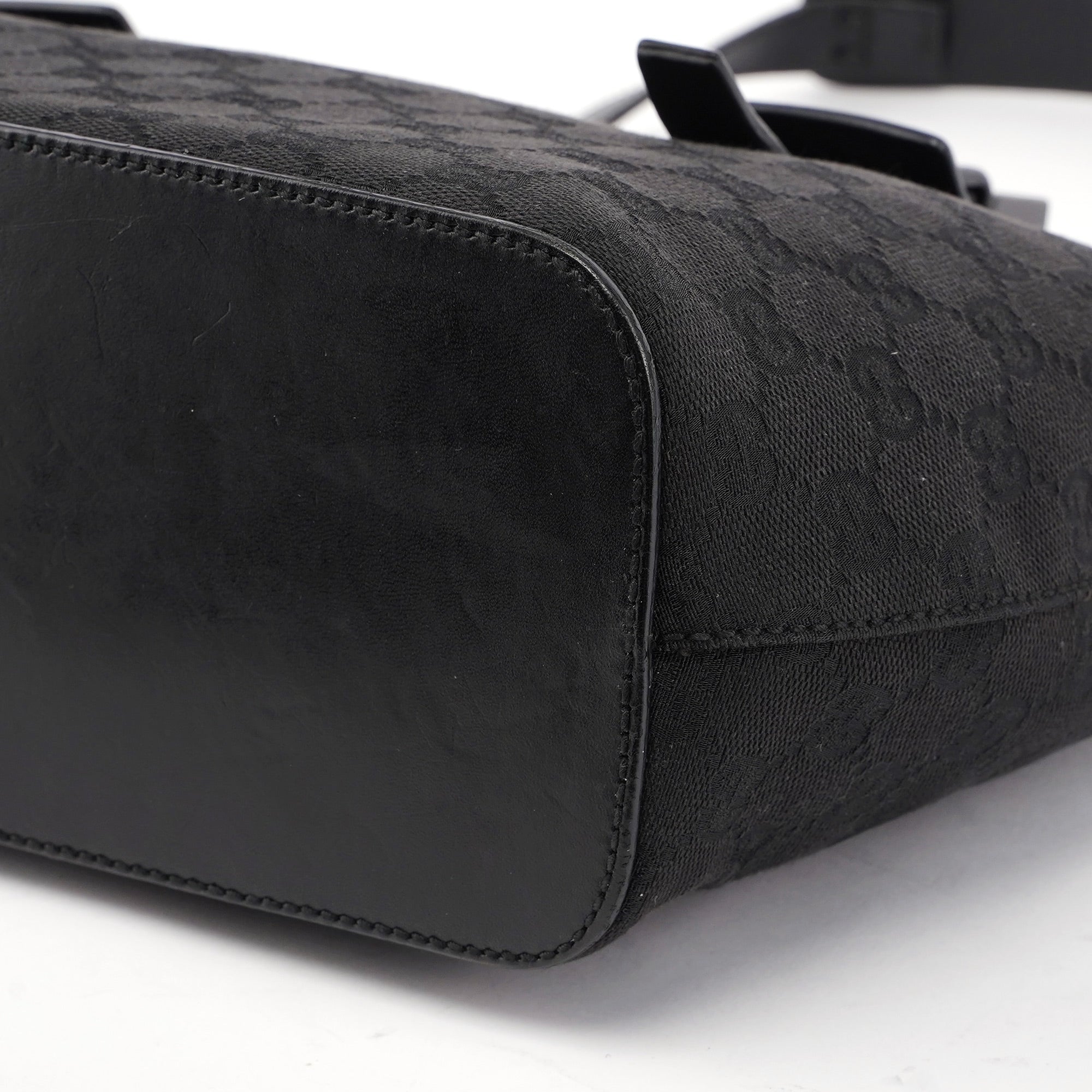 Black GG Shoulder Tote Bag