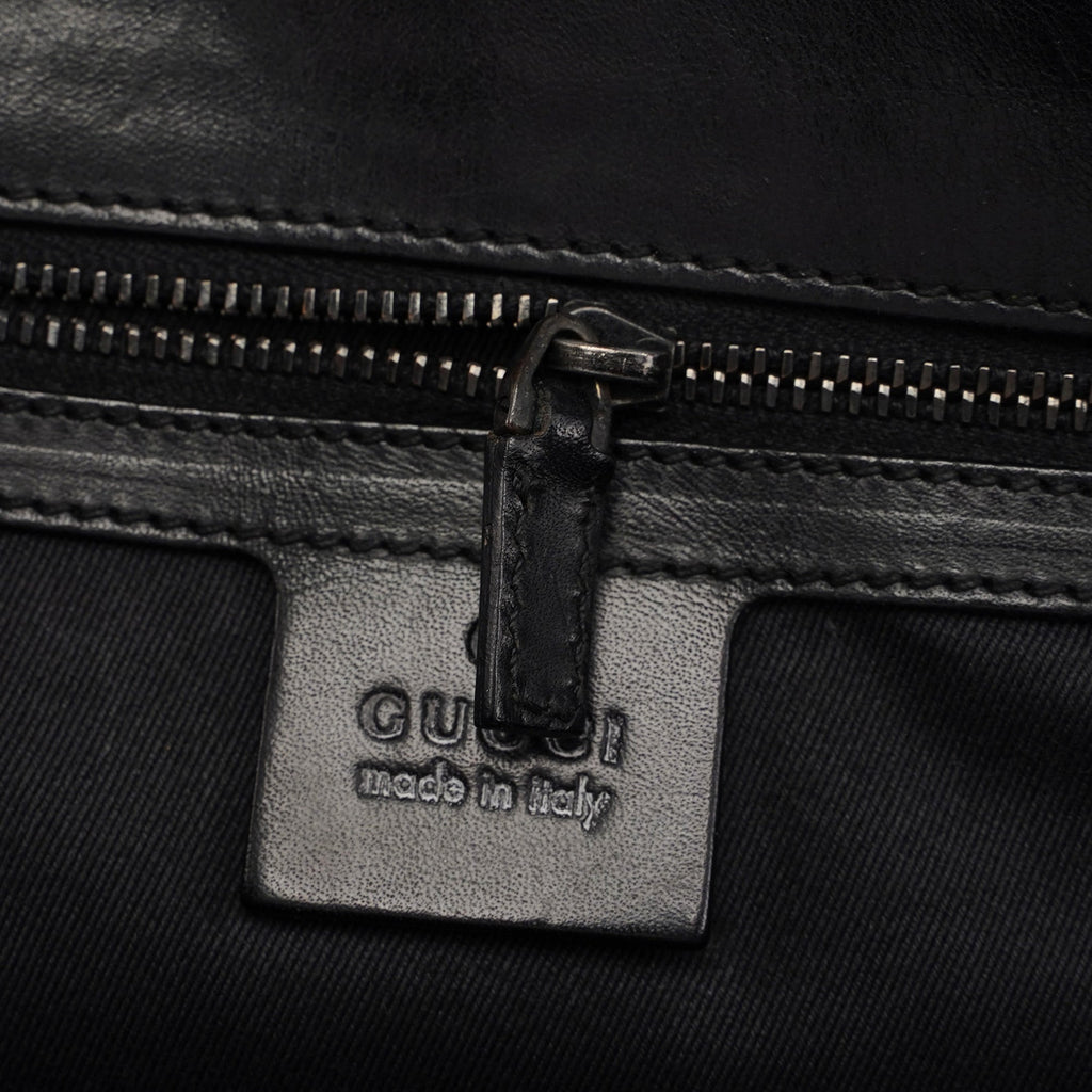 Black GG Shoulder Tote Bag