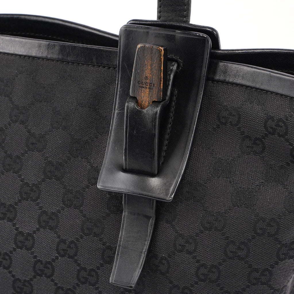 Black GG Shoulder Tote Bag