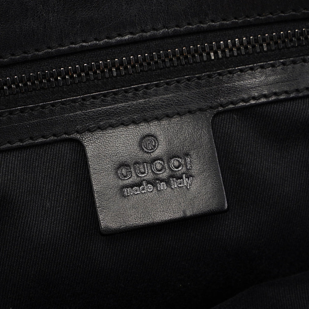 Black GG Shoulder Tote Bag