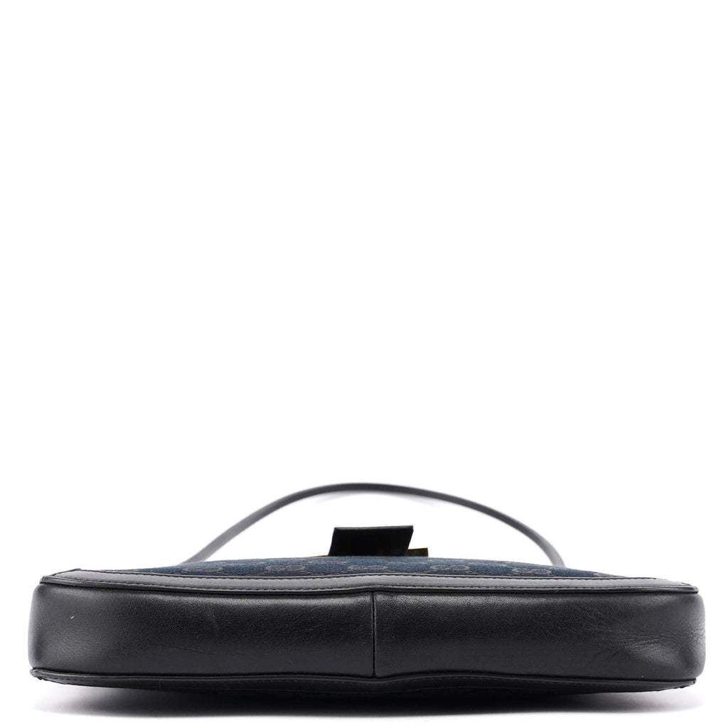 Black GG Square G Shoulder Bag